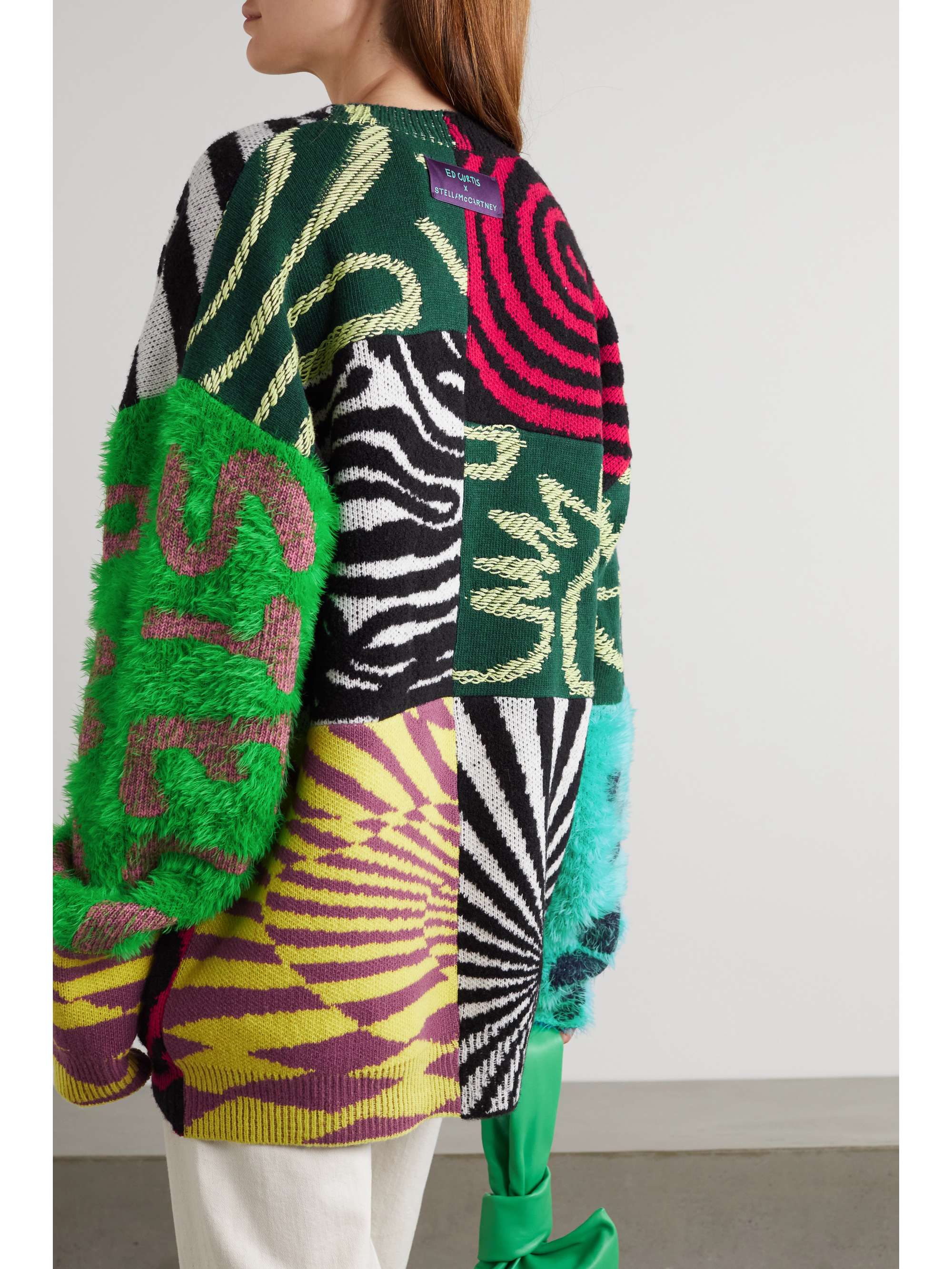 stella mccartney patchwork cardigan