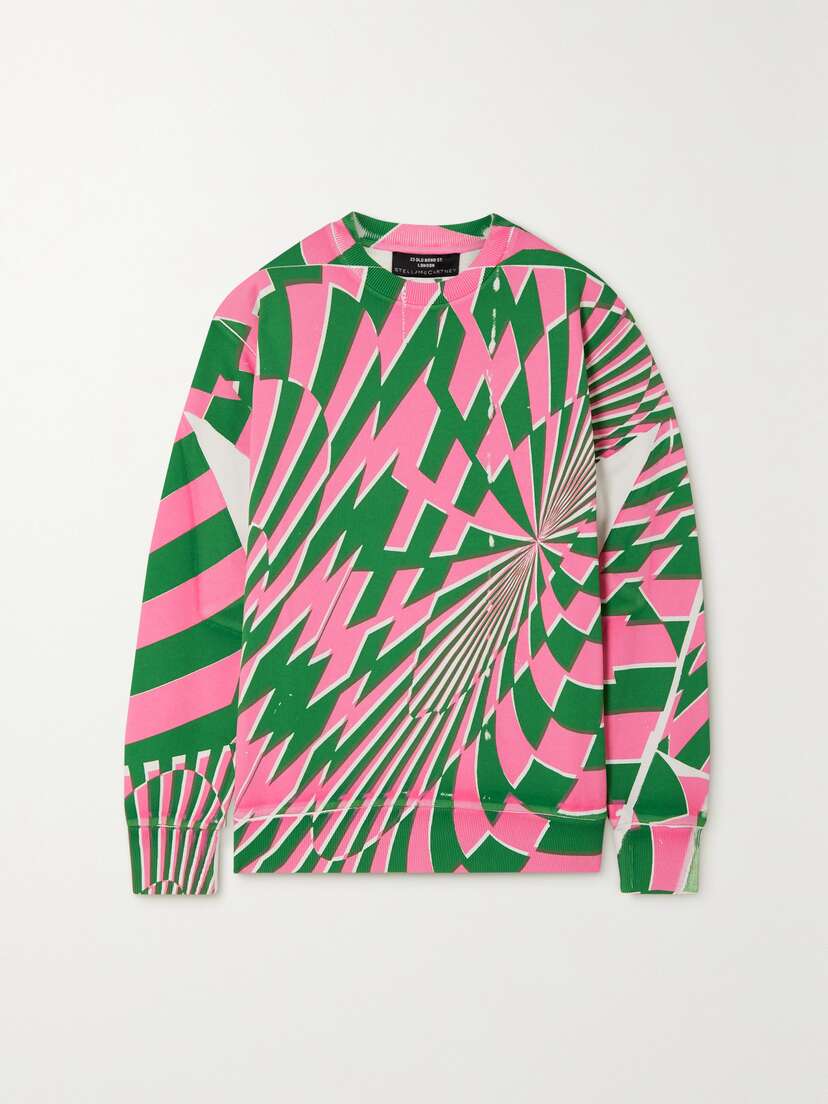 Stella McCartney + Ed Curtis Printed Cotton-jersey Sweatshirt