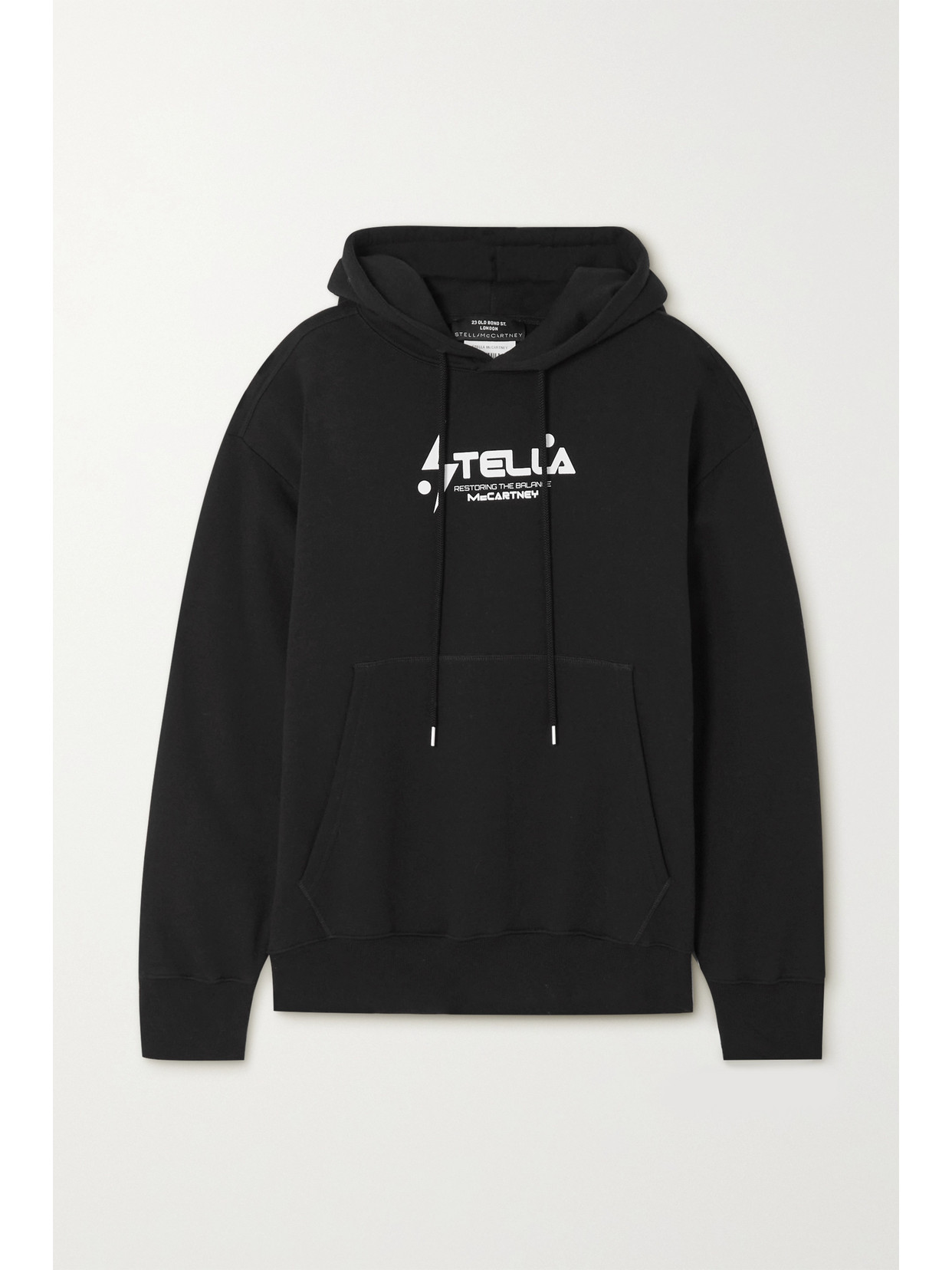Stella Mccartney Cotton Hoodie In Black
