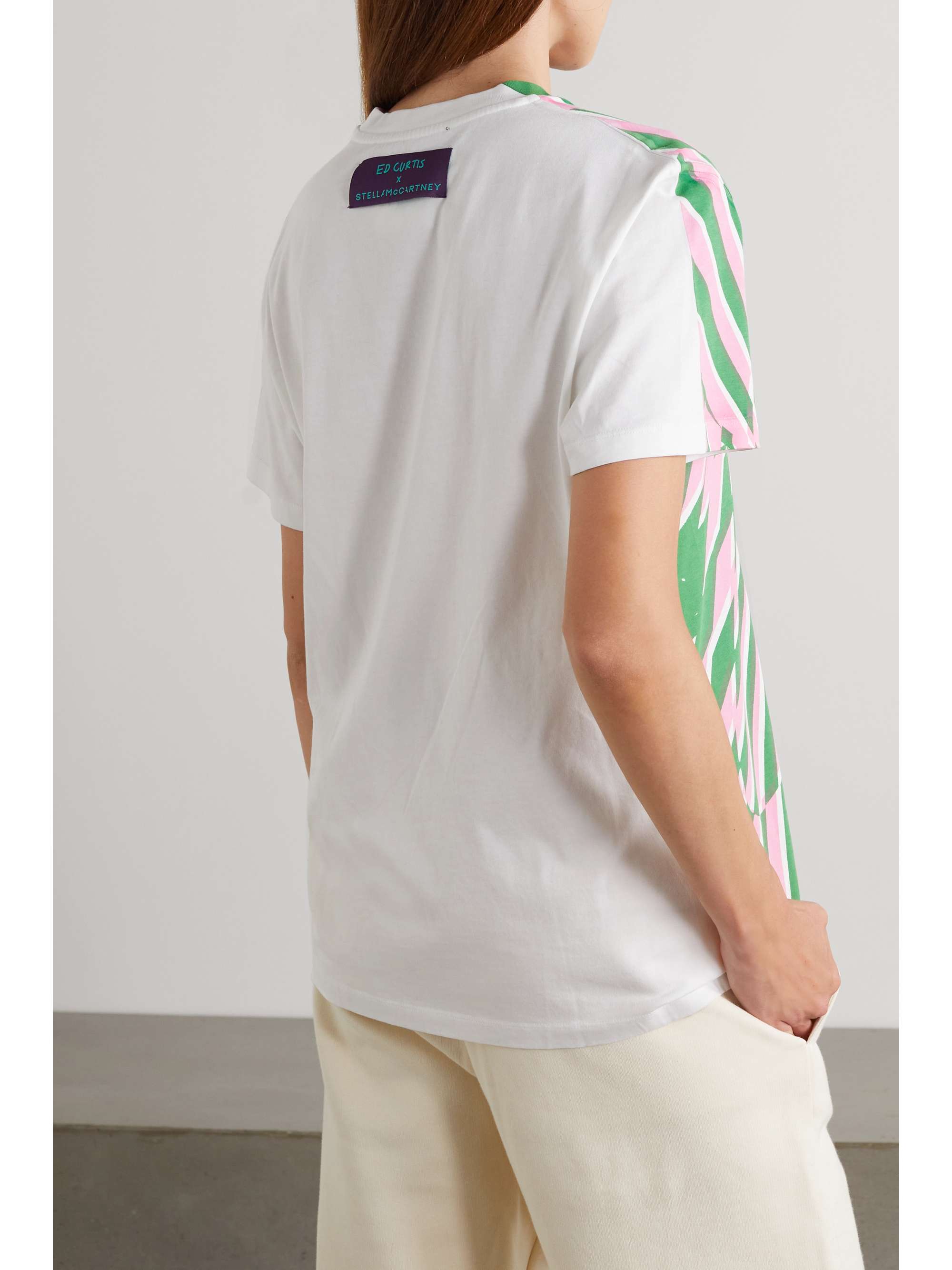 STELLA MCCARTNEY + Ed Curtis printed cotton-jersey T-shirt