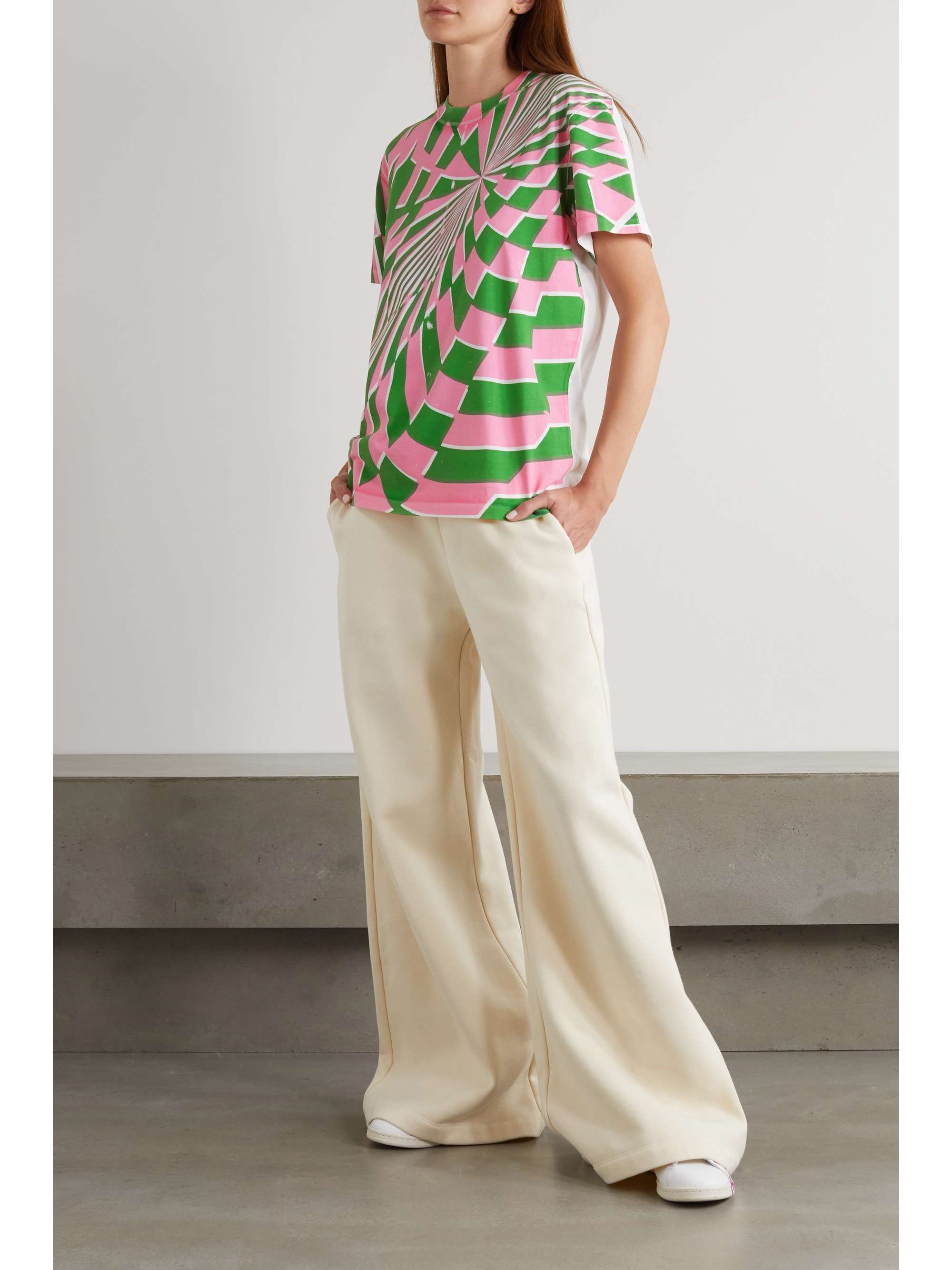 STELLA MCCARTNEY + Ed Curtis printed cotton-jersey T-shirt