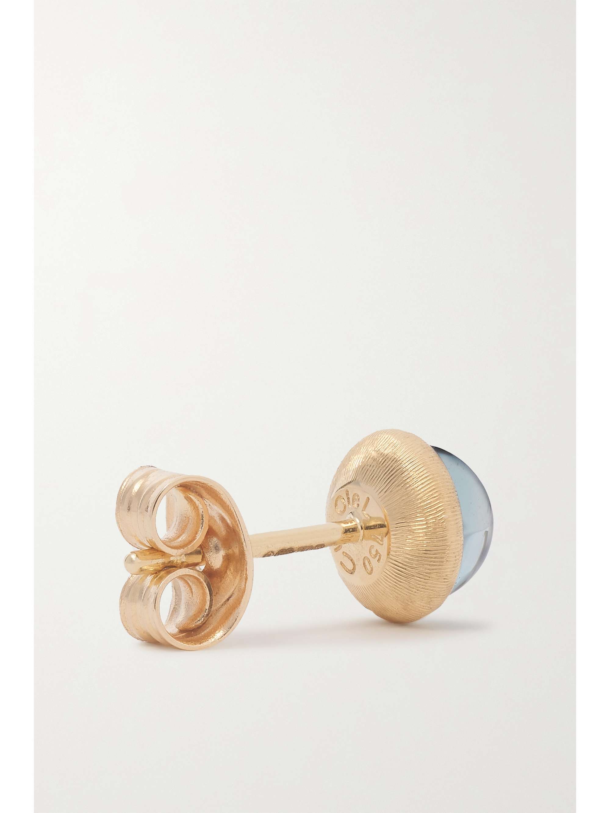 OLE LYNGGAARD COPENHAGEN Lotus 18-karat gold opal earrings