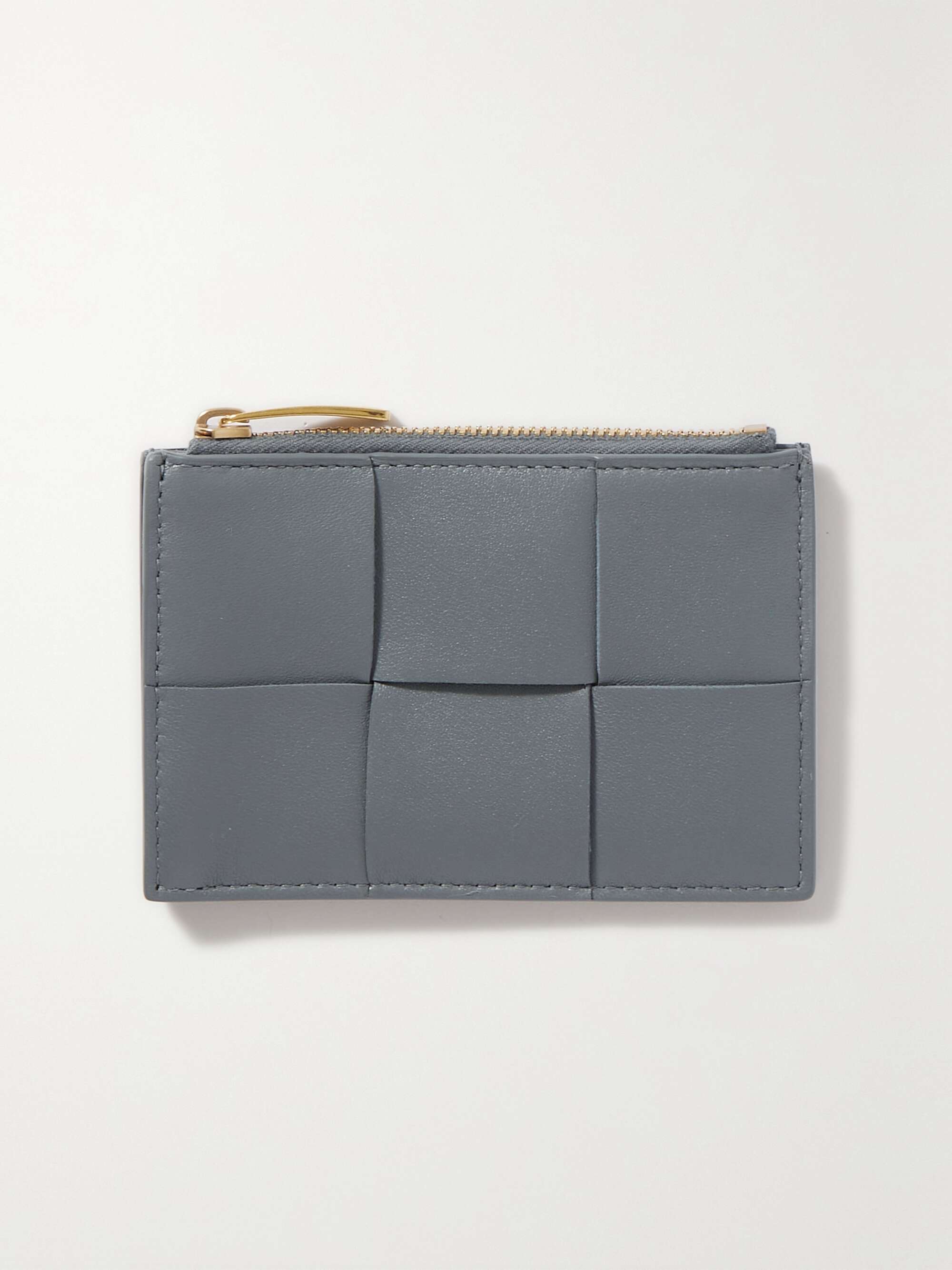 Cassette Intrecciato Full-Grain Leather Cardholder