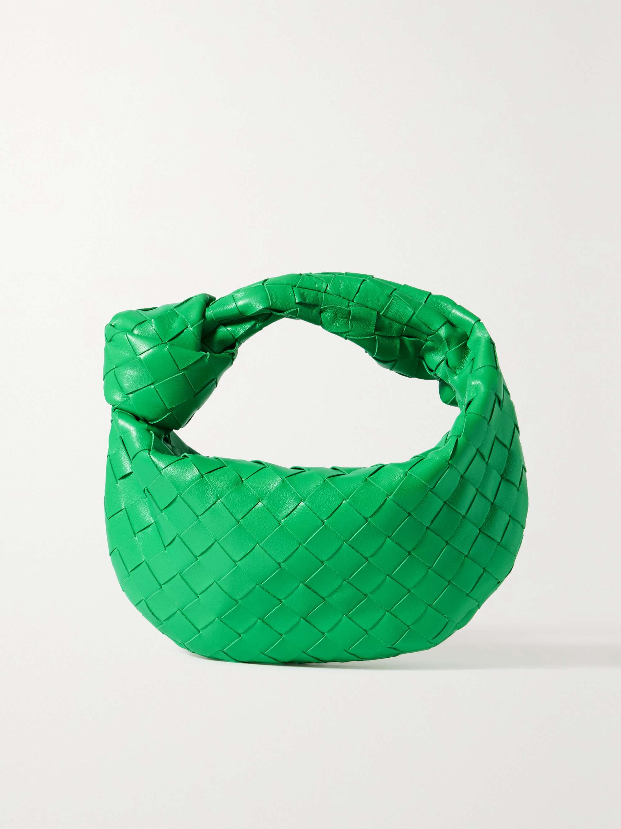 net-a-porter.com | Jodie mini Tote aus Intrecciato-Leder mit Knoten
