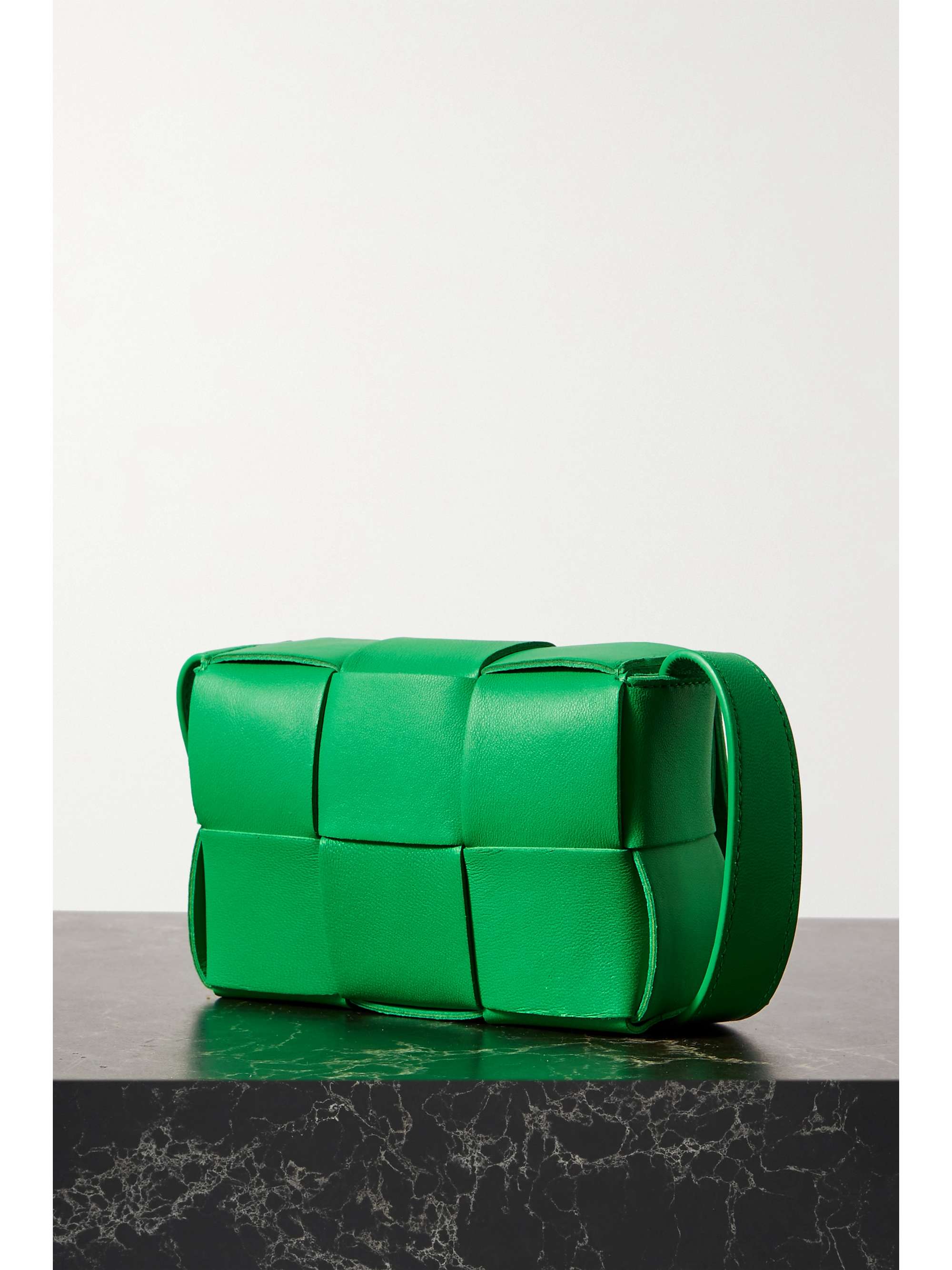 Bottega Veneta Cassette Mini Intrecciato Leather Shoulder Bag - Green -  ShopStyle