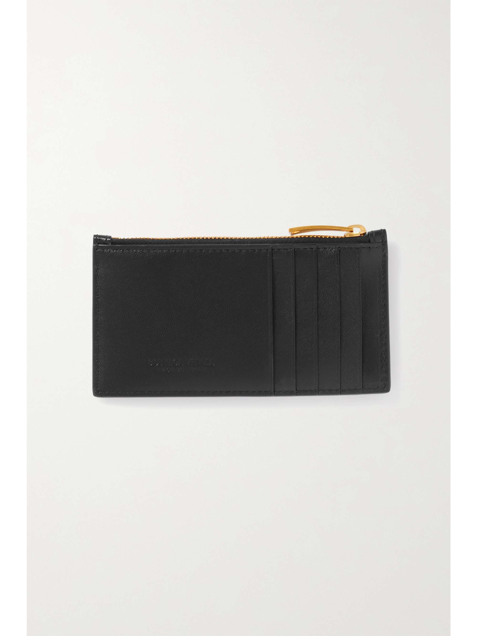 BOTTEGA VENETA Cassette intrecciato leather cardholder