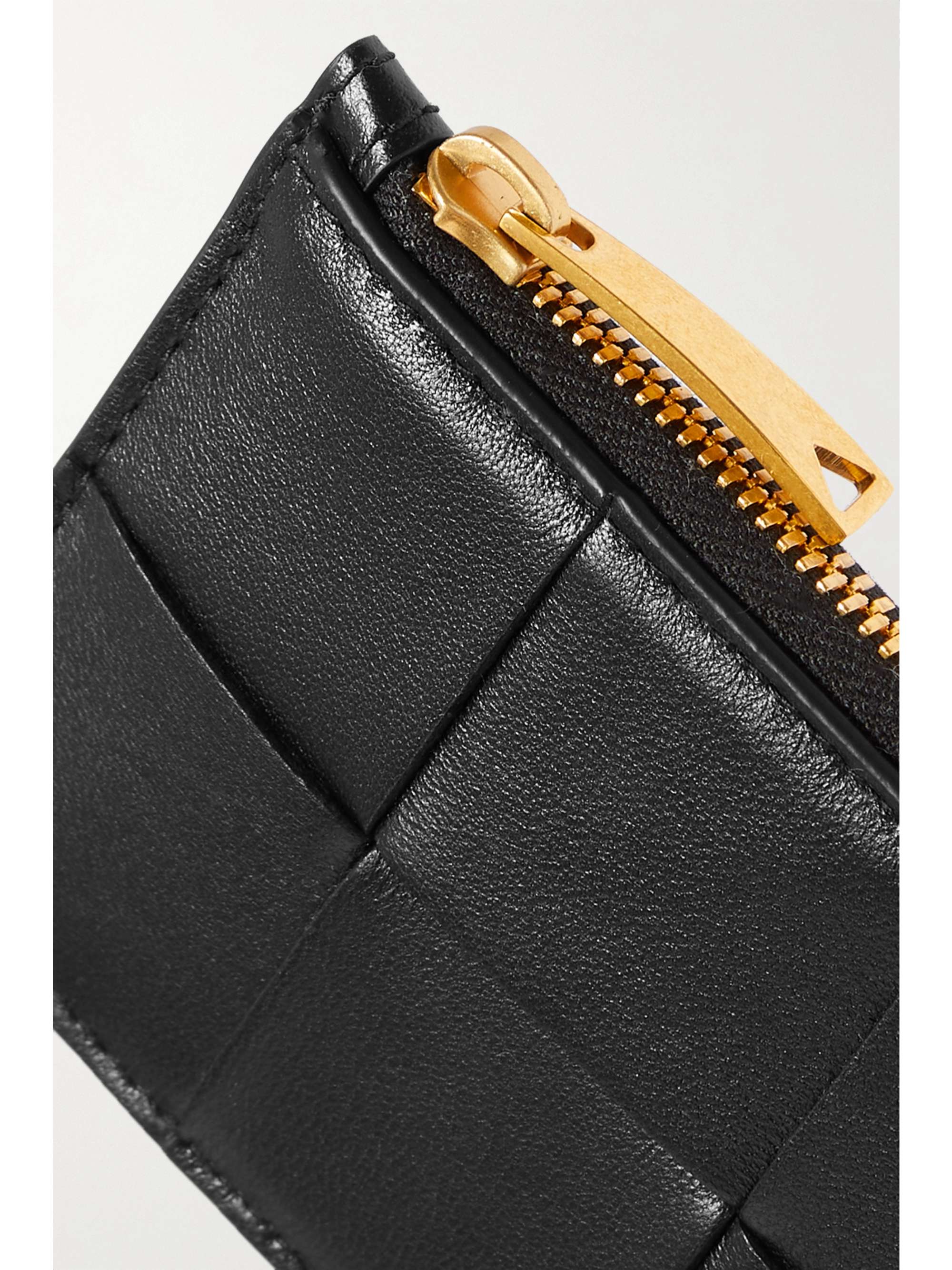 BOTTEGA VENETA Cassette intrecciato leather cardholder