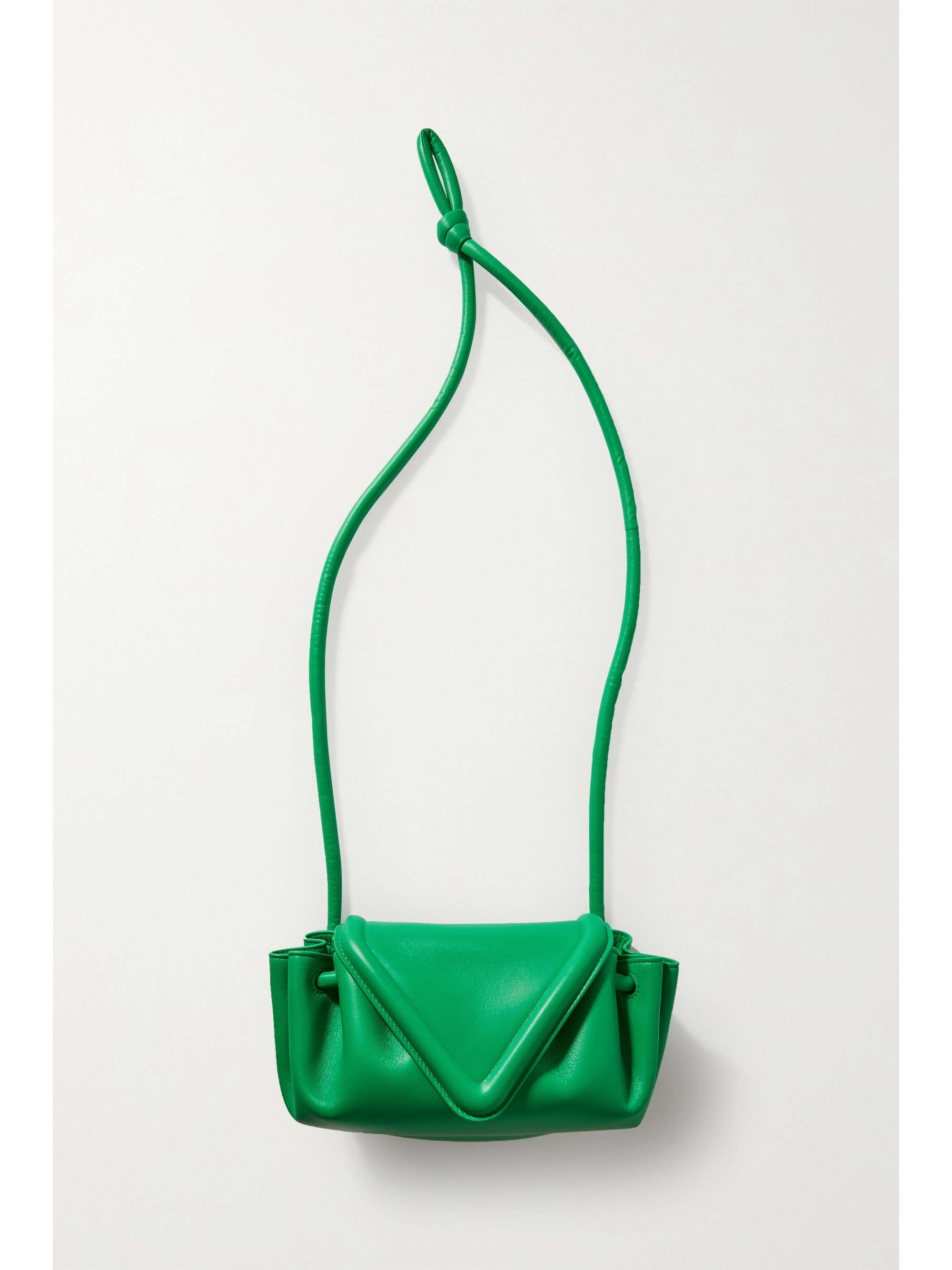 green leather hobo bag