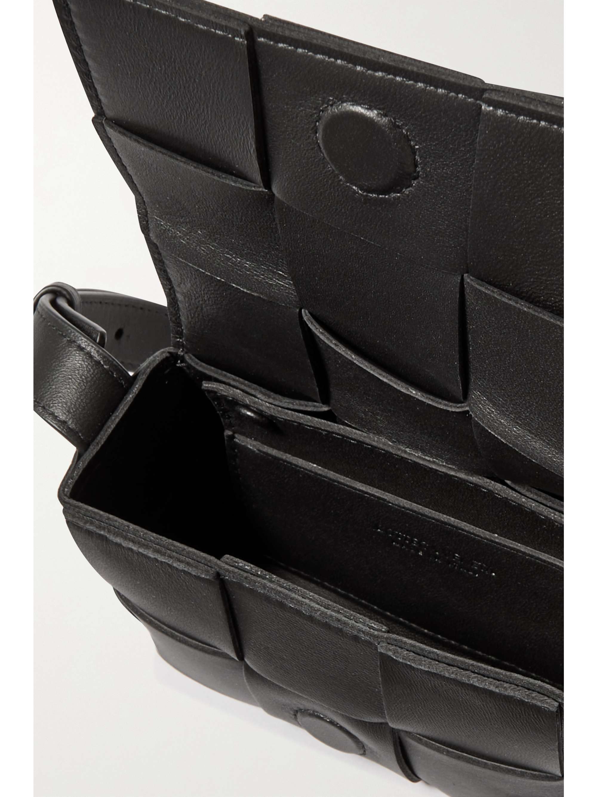 BOTTEGA VENETA Cassette mini intrecciato leather shoulder bag