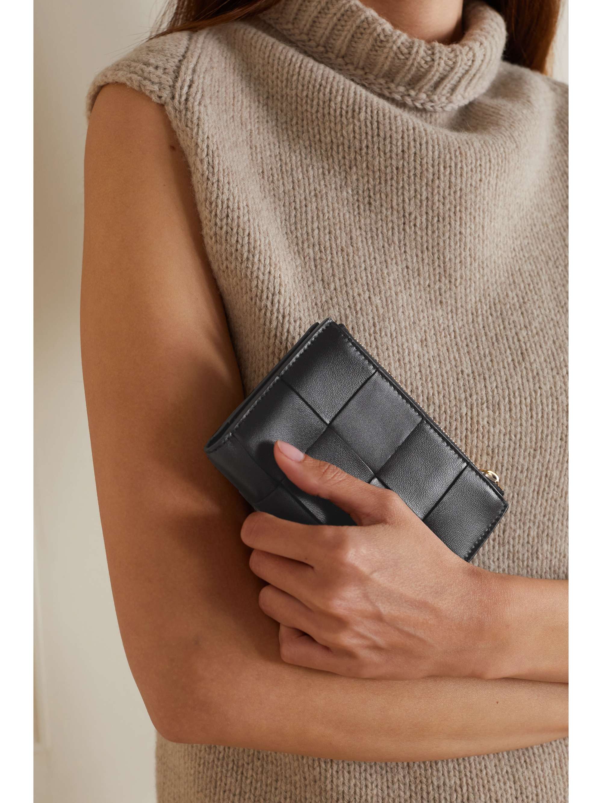 BOTTEGA VENETA Cassette intrecciato leather wallet