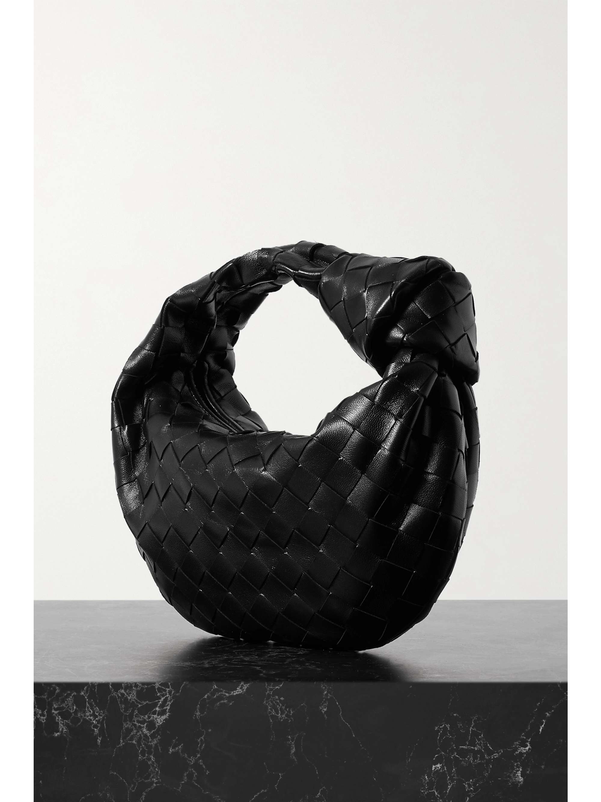 BOTTEGA VENETA Jodie mini knotted intrecciato leather tote