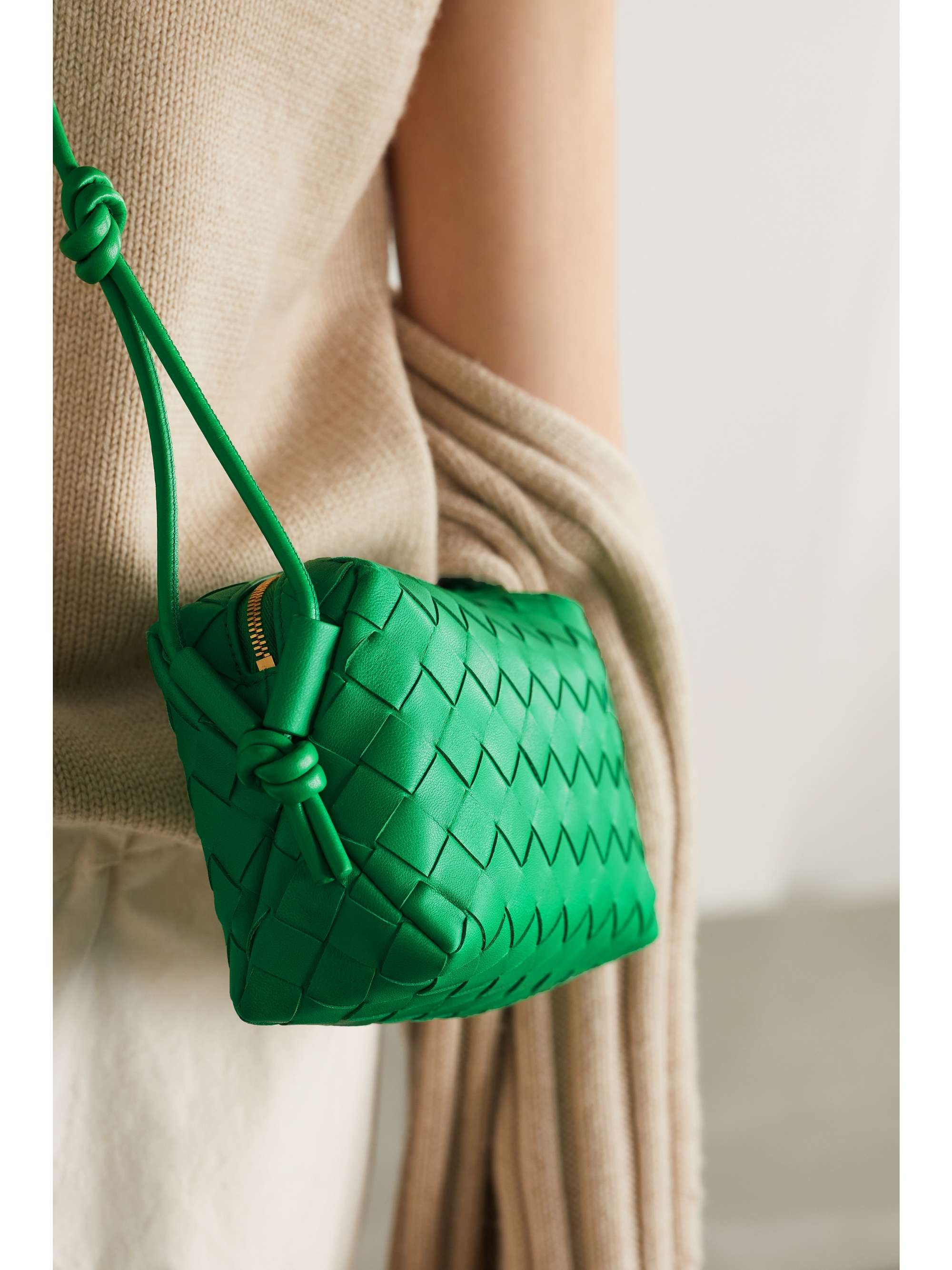 green mini handbag