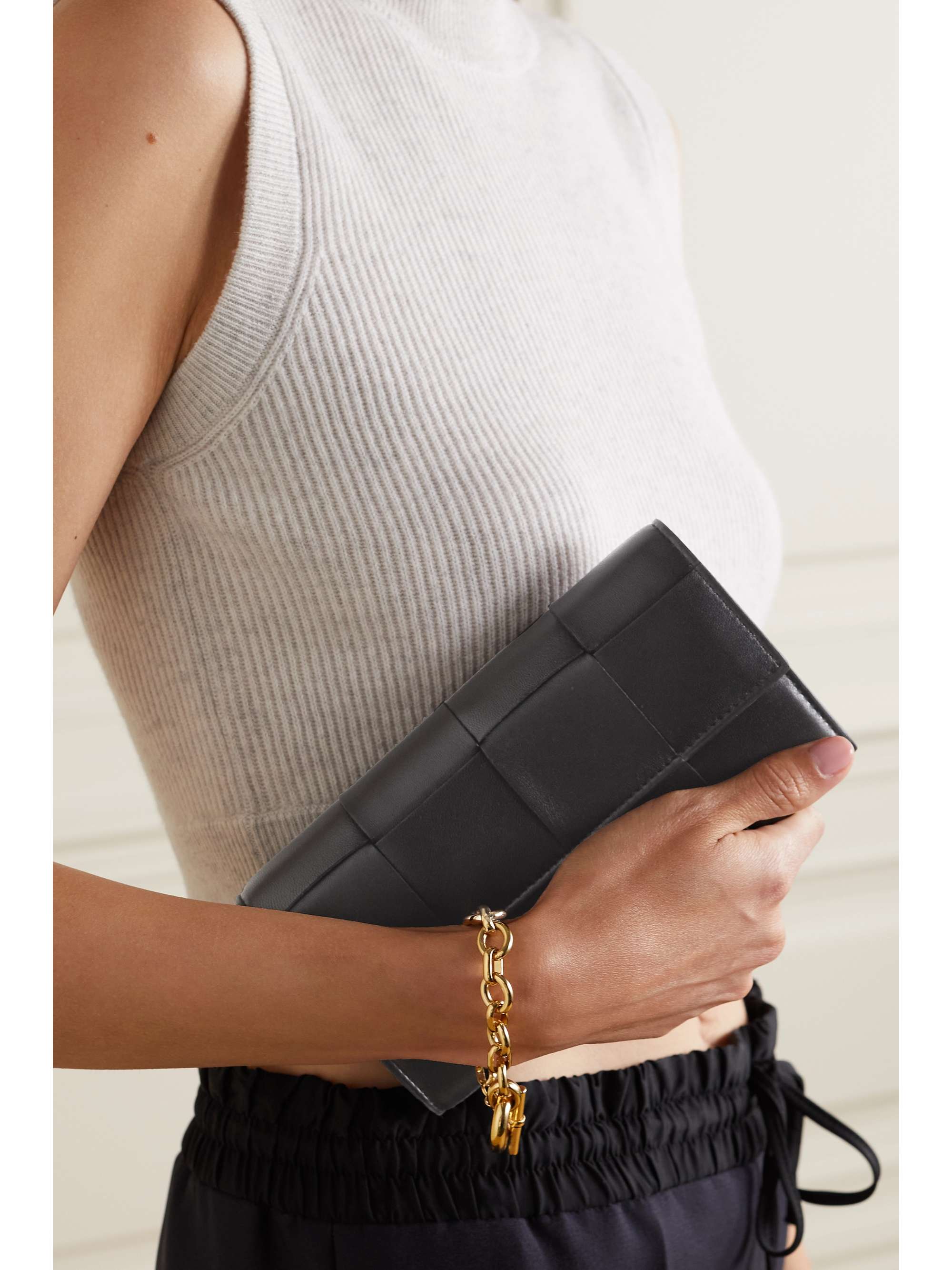 BOTTEGA VENETA Cassette intrecciato leather wallet