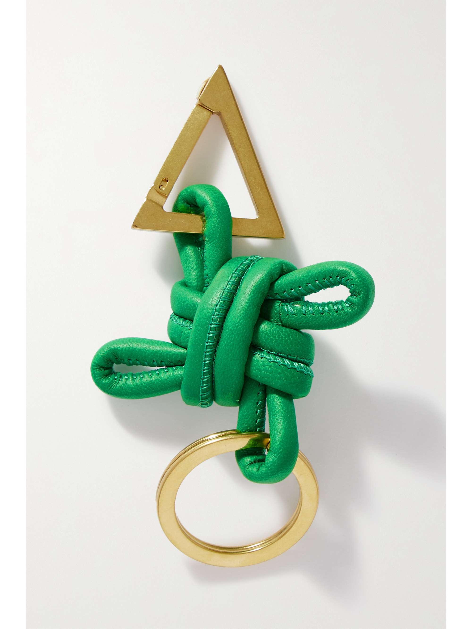 BOTTEGA VENETA Knotted leather keyring