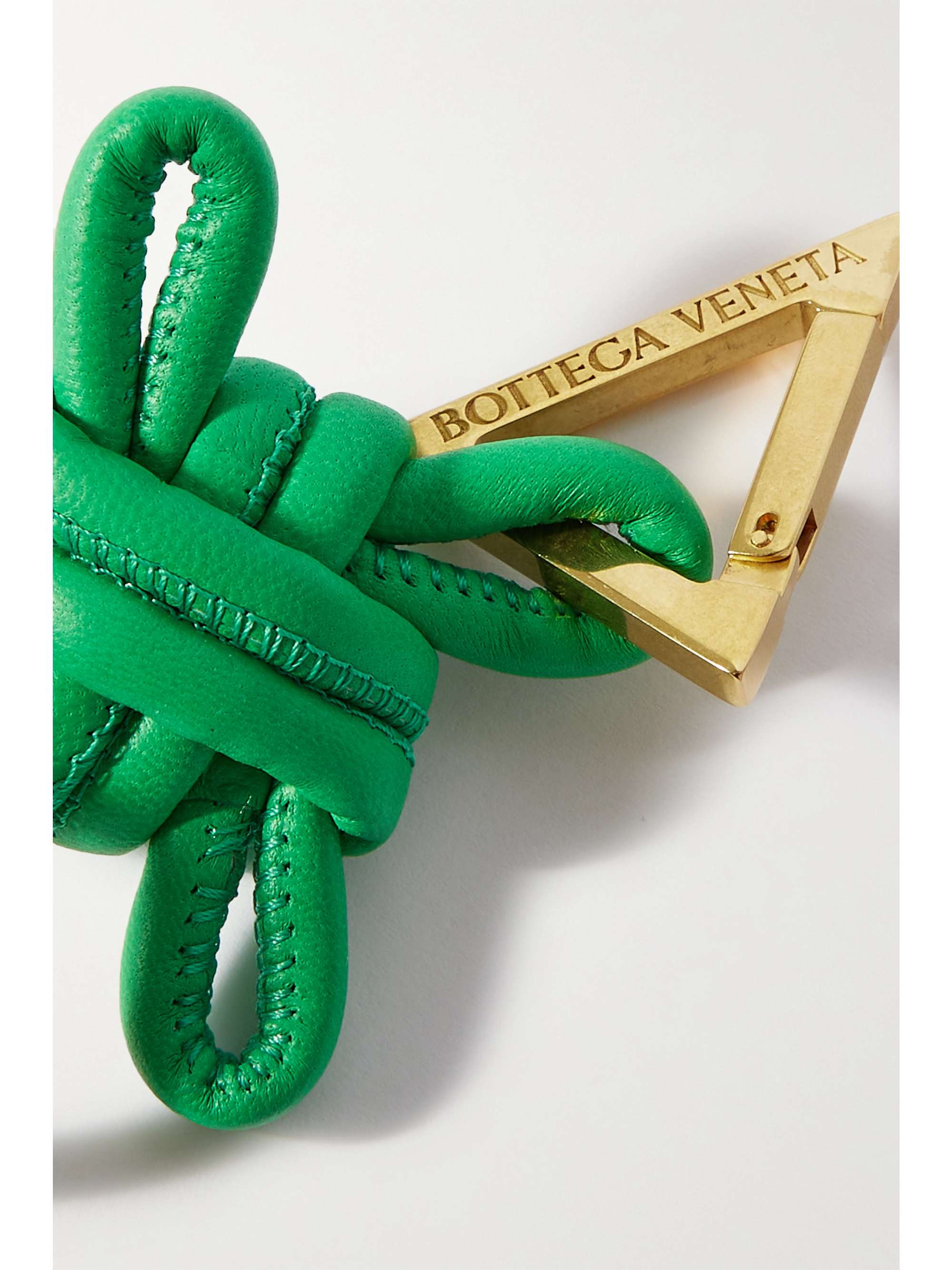 BOTTEGA VENETA Knotted leather keyring