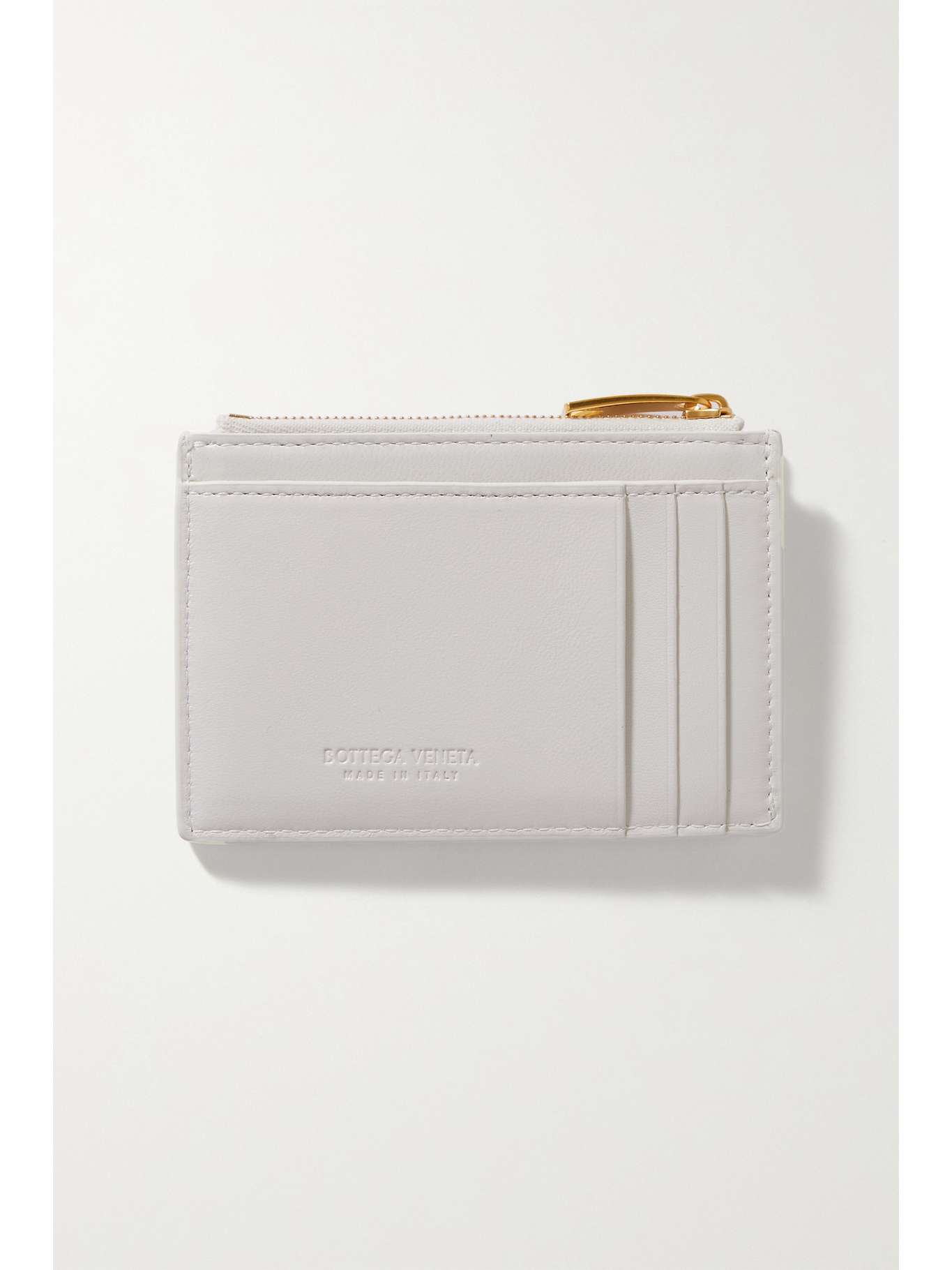 BOTTEGA Cassette intrecciato leather cardholder NETAPORTER