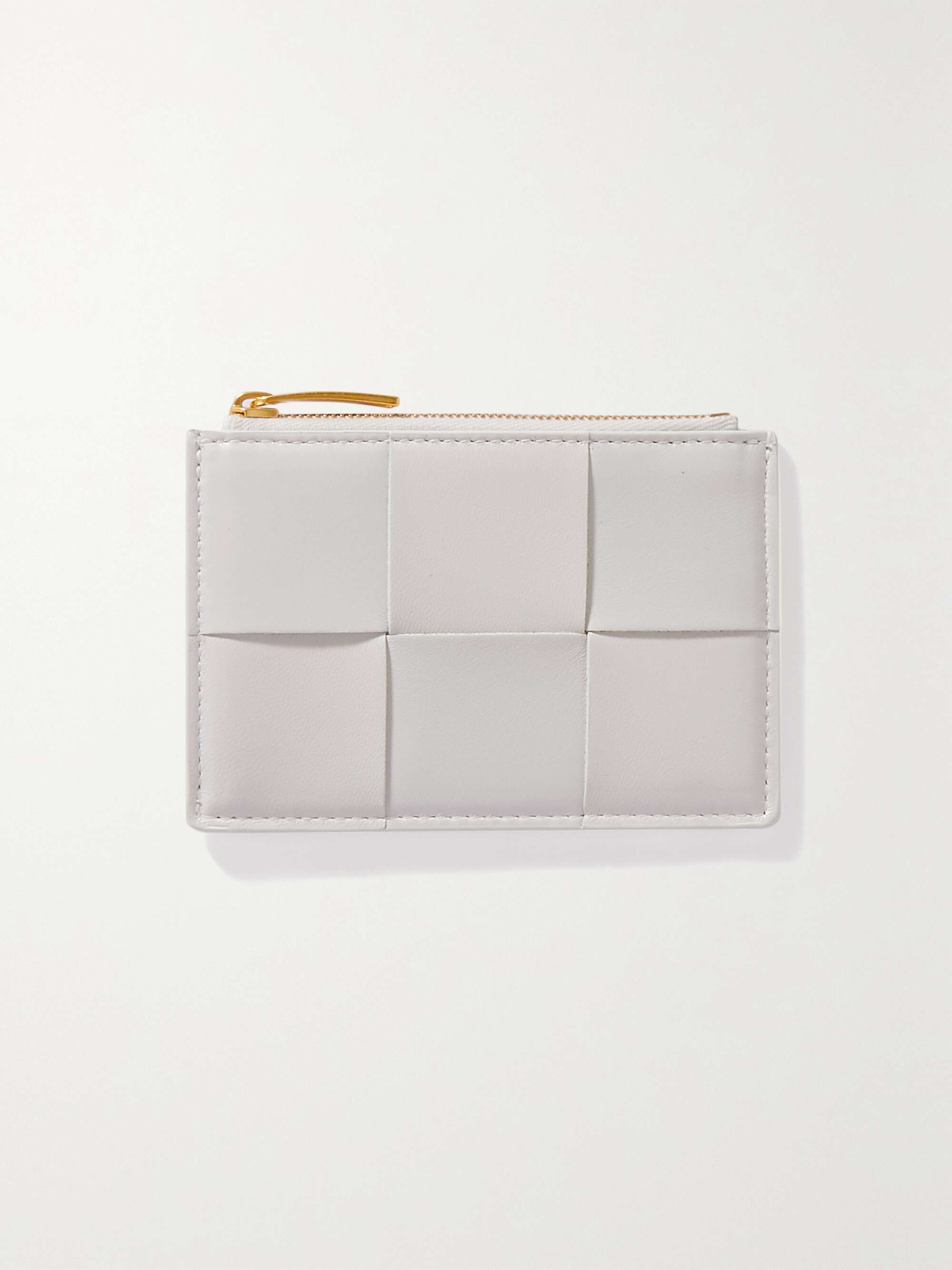 BOTTEGA VENETA Cassette intrecciato leather cardholder