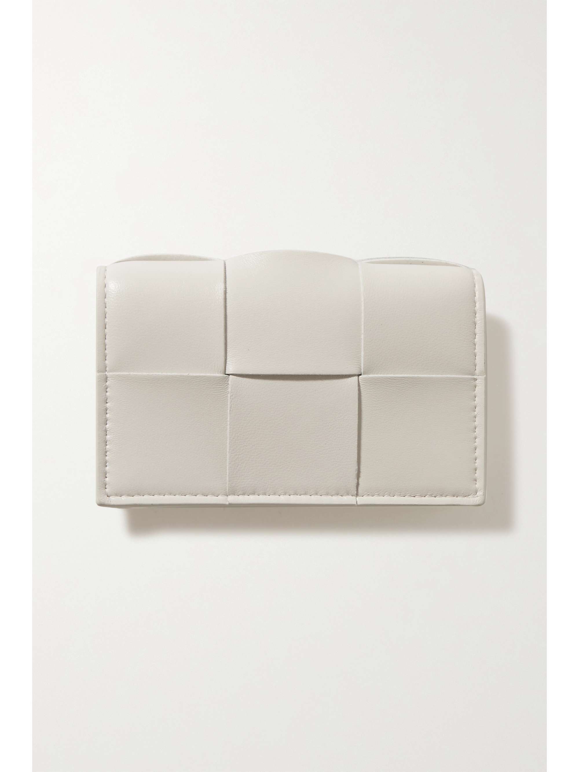 BOTTEGA VENETA Cassette intrecciato leather cardholder