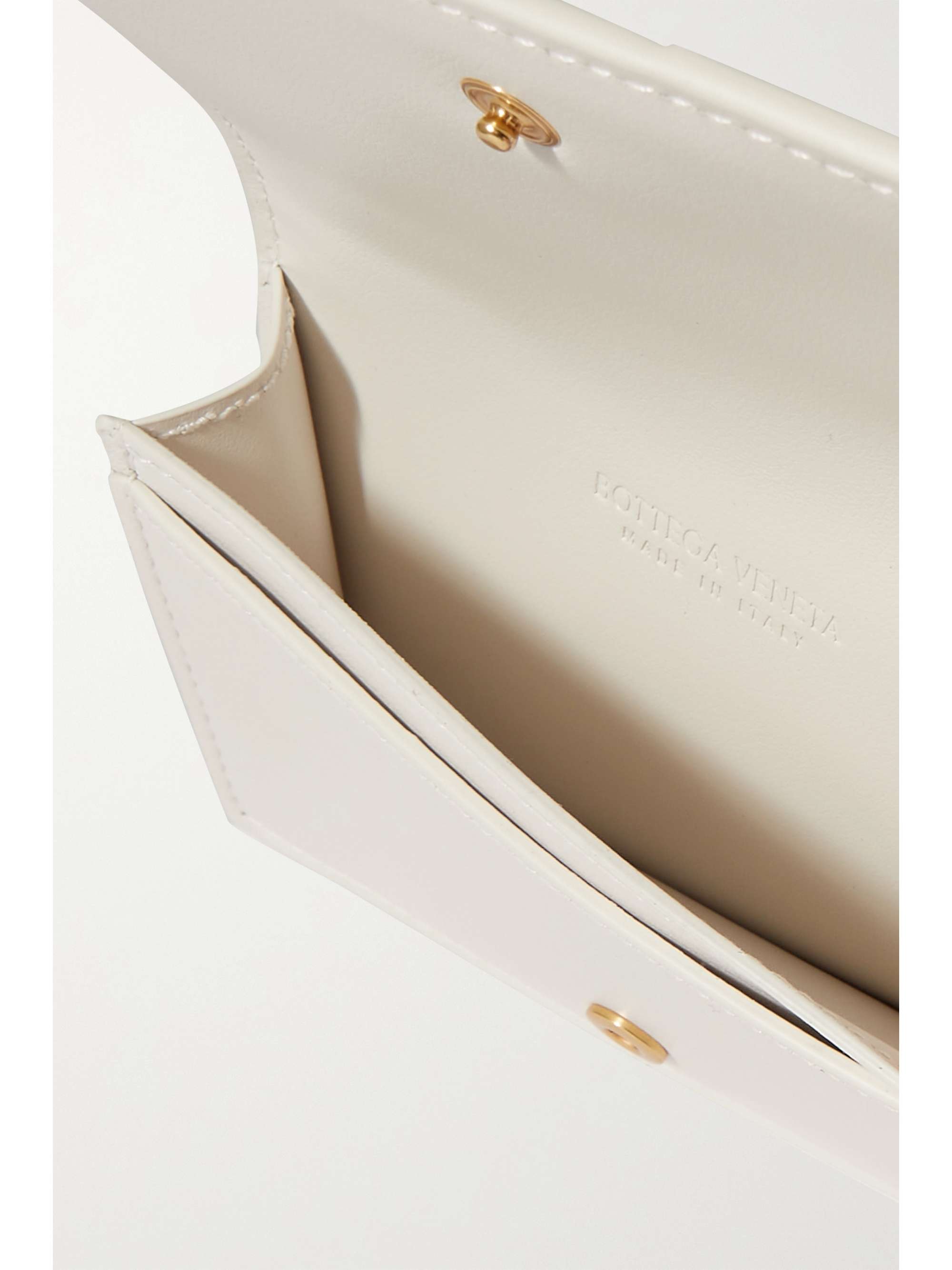 BOTTEGA VENETA Cassette intrecciato leather cardholder
