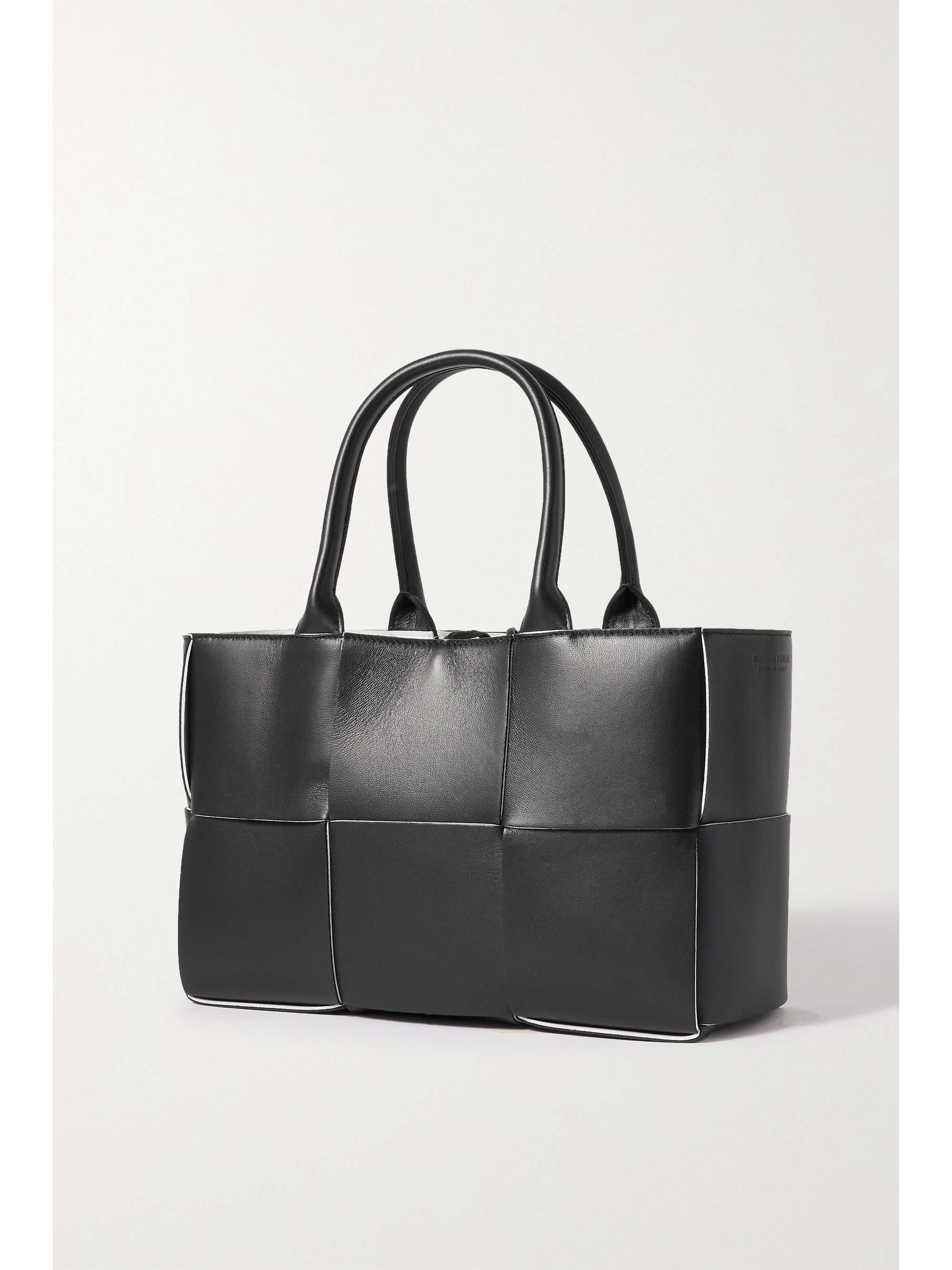 BOTTEGA VENETA Arco small intrecciato leather tote | NET-A-PORTER