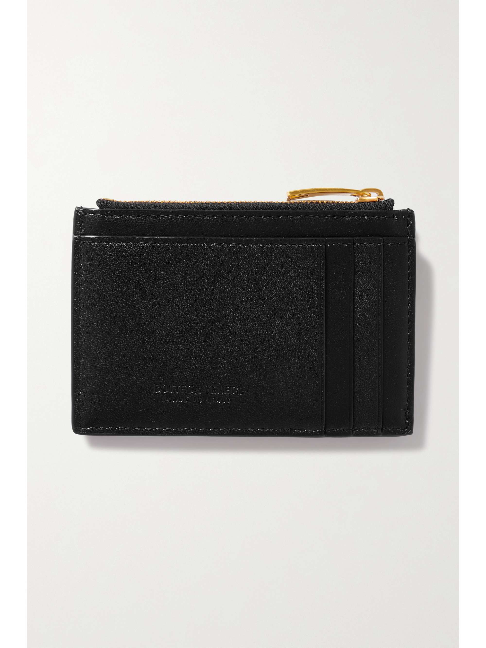 BOTTEGA VENETA Cassette intrecciato leather cardholder