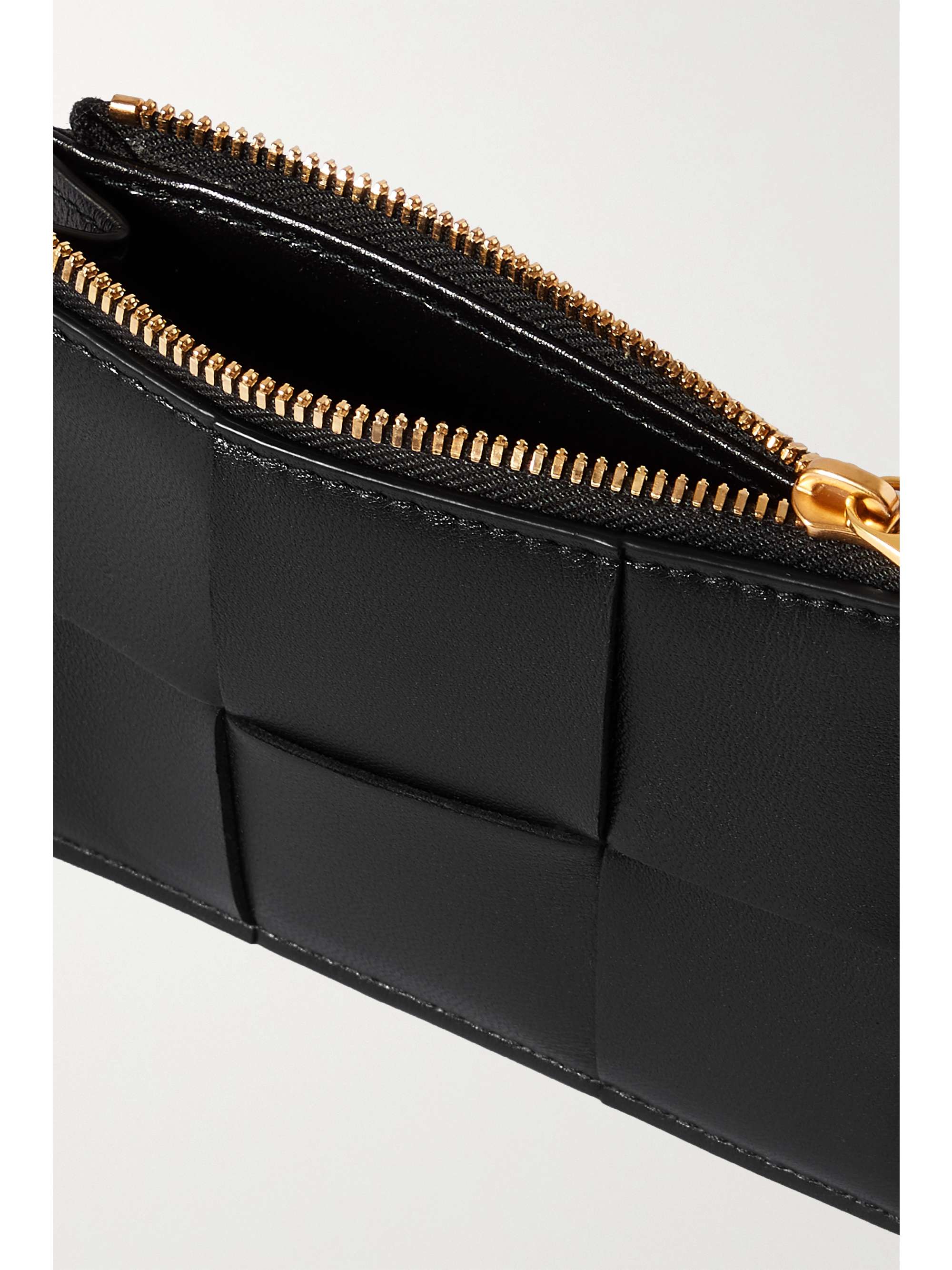 BOTTEGA VENETA Cassette intrecciato leather cardholder