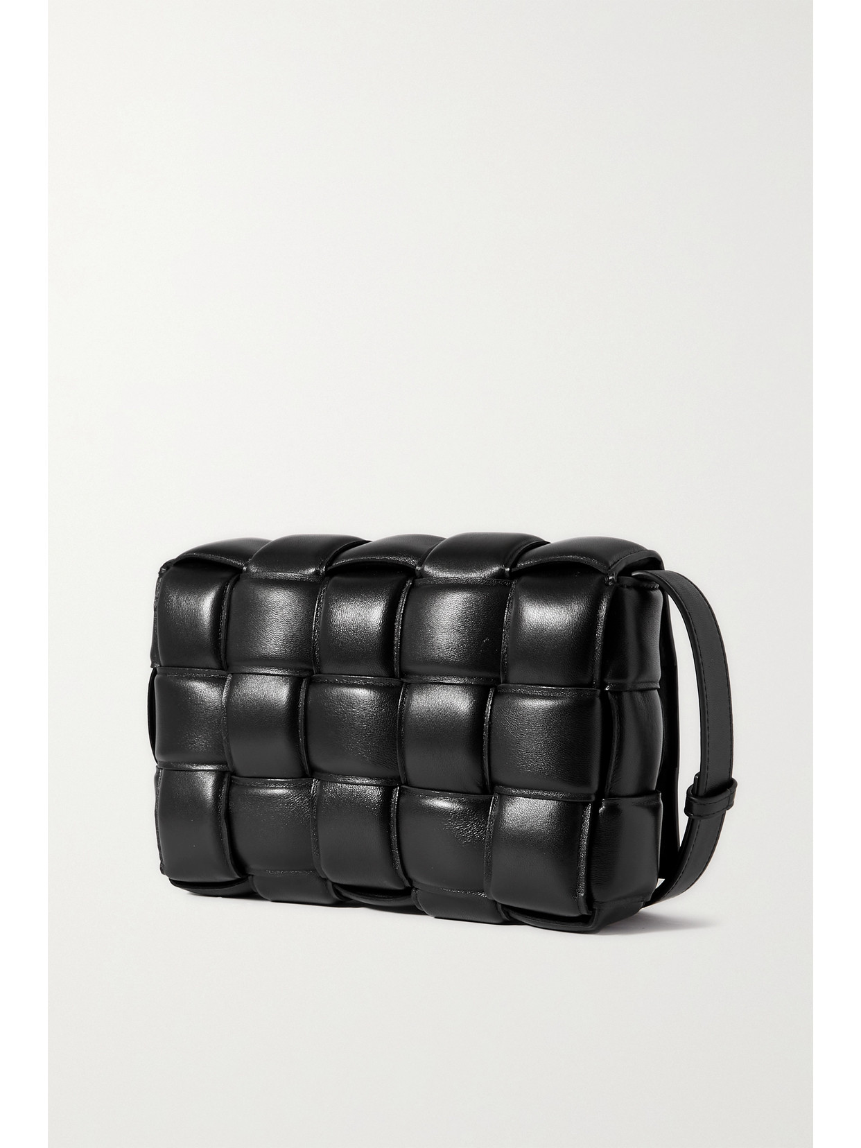 Cassette Medium Padded Intrecciato Shoulder Bag