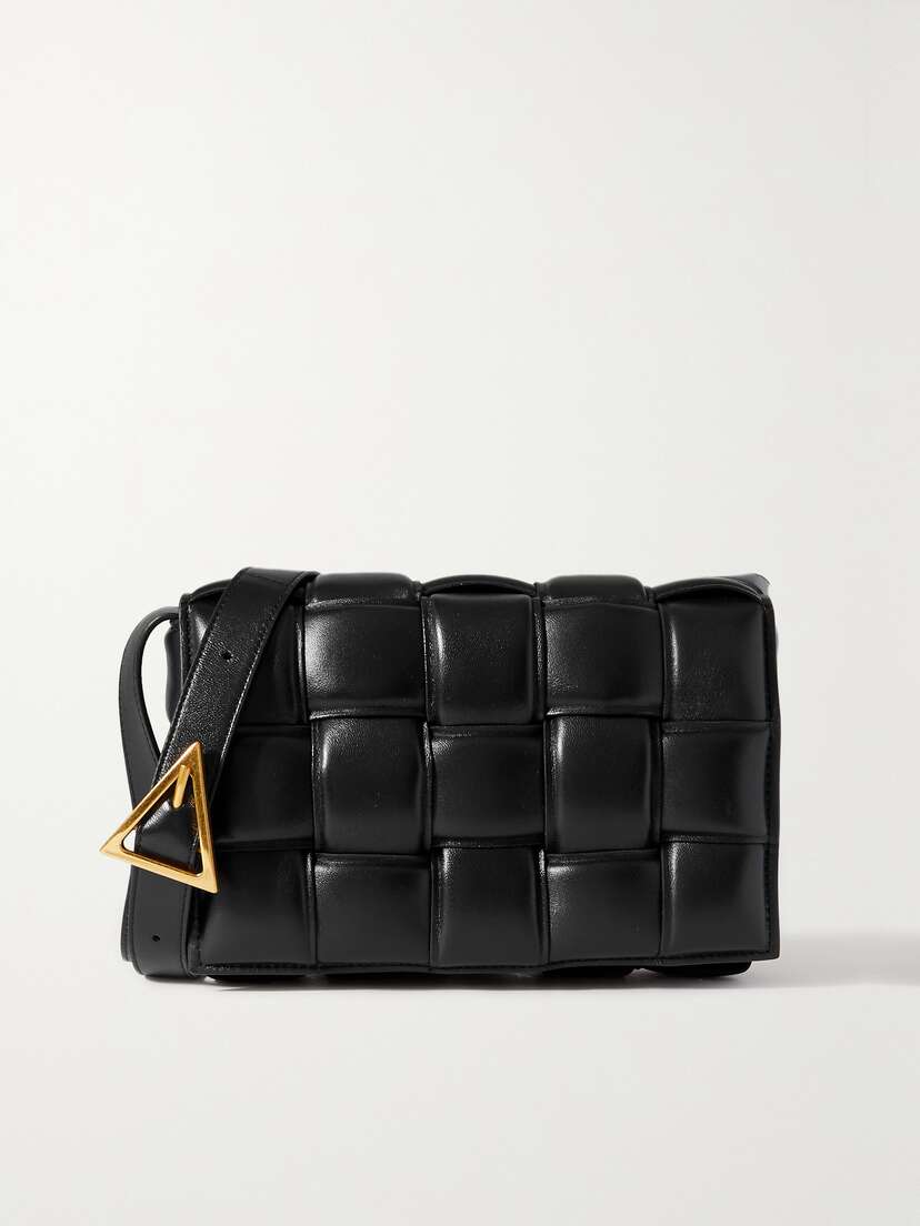 Bottega Veneta Cassette Medium Padded Intrecciato Leather Shoulder Bag