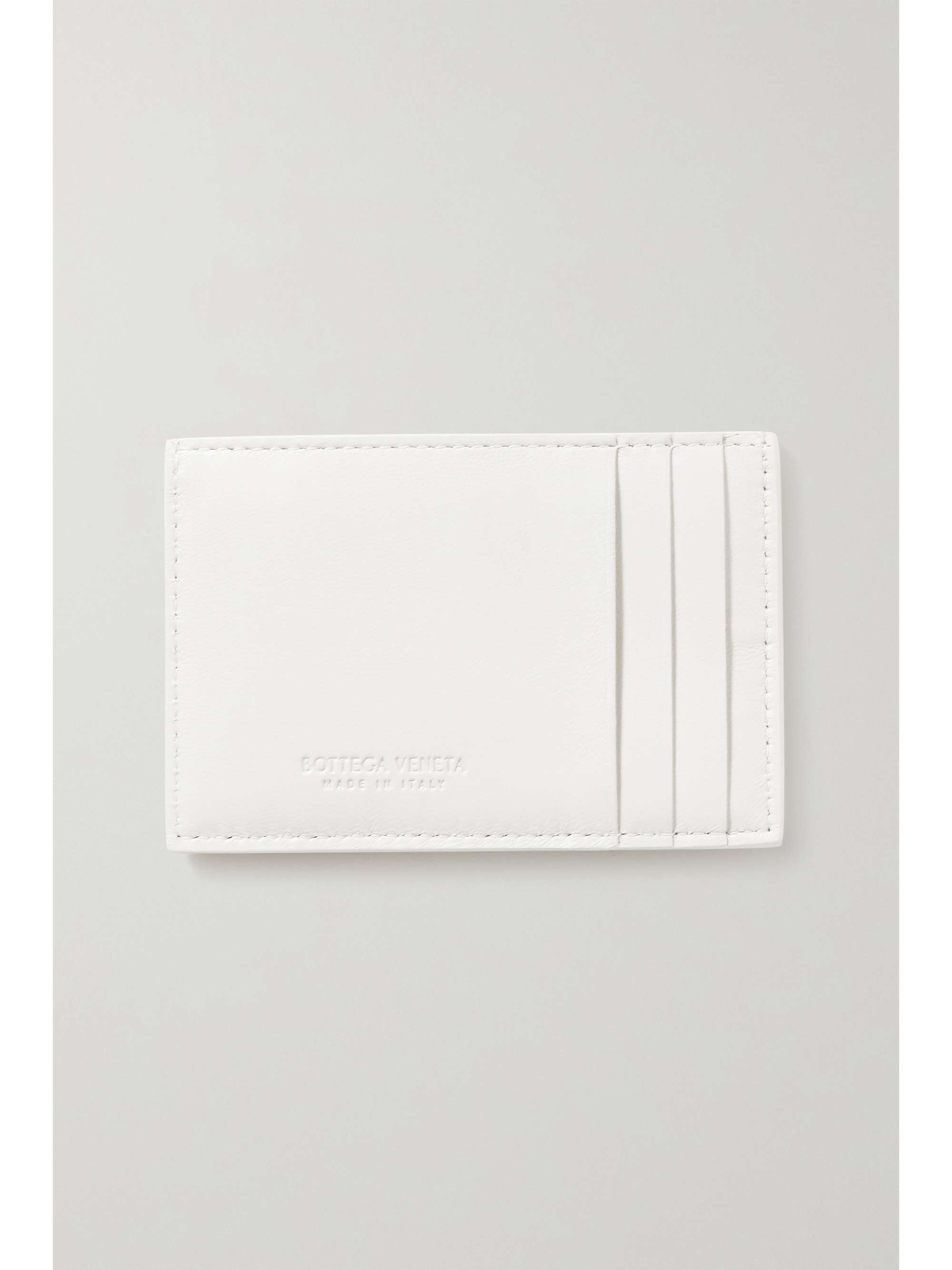 BOTTEGA VENETA Cassette intrecciato leather cardholder
