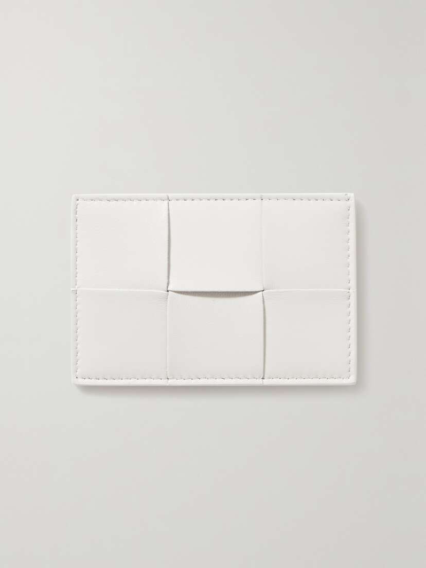 Bottega Veneta Cassette Intrecciato Leather Cardholder