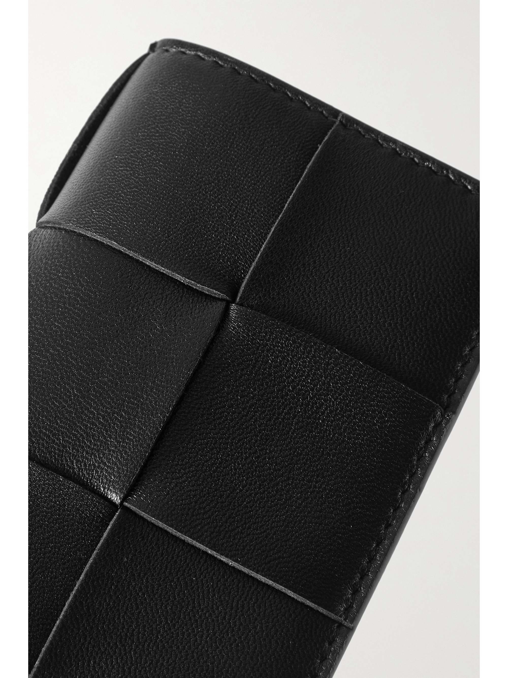 BOTTEGA VENETA Cassette intrecciato leather cardholder