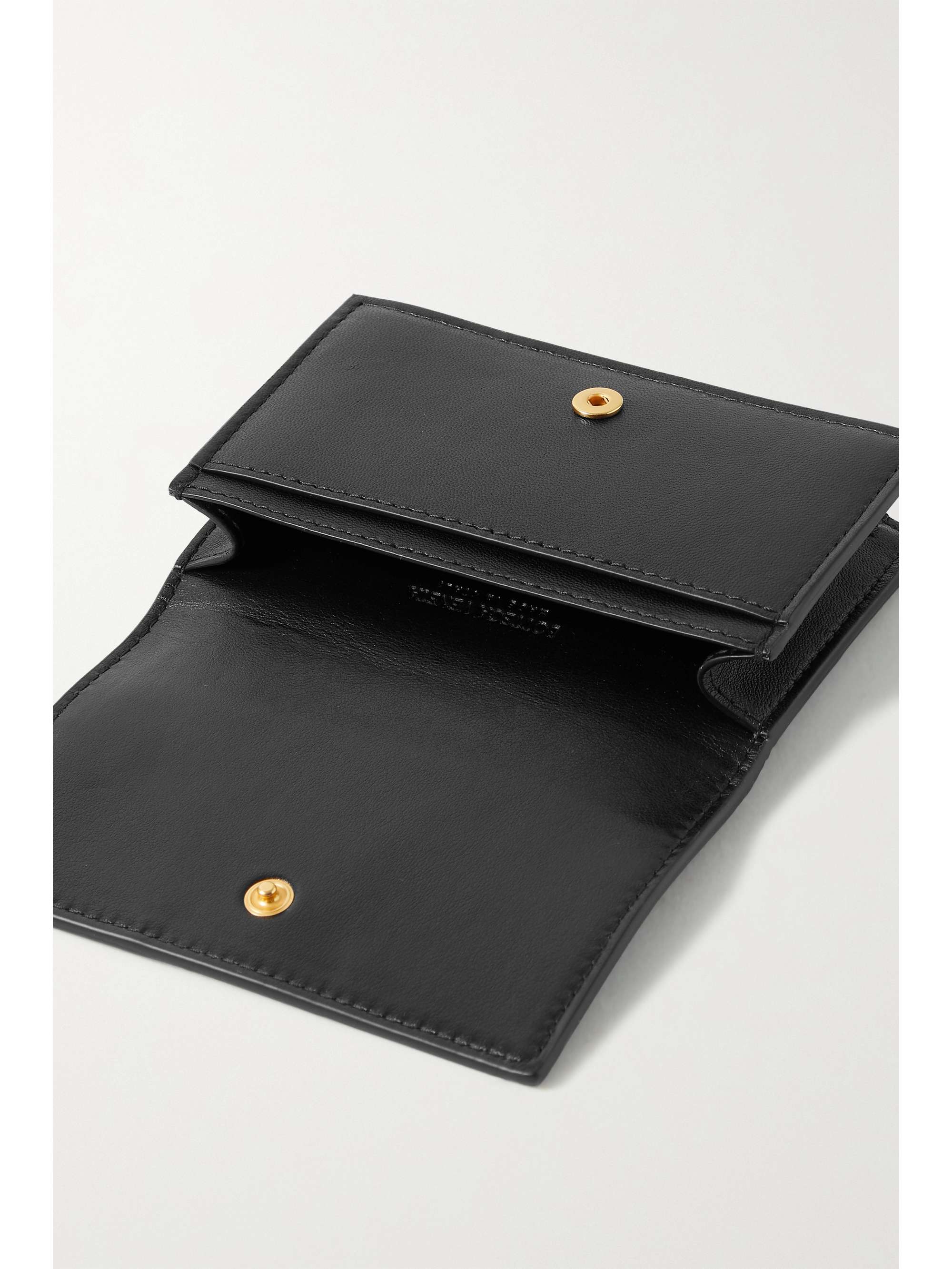 BOTTEGA VENETA Intrecciato pebbled-leather wallet, Sale up to 70% off