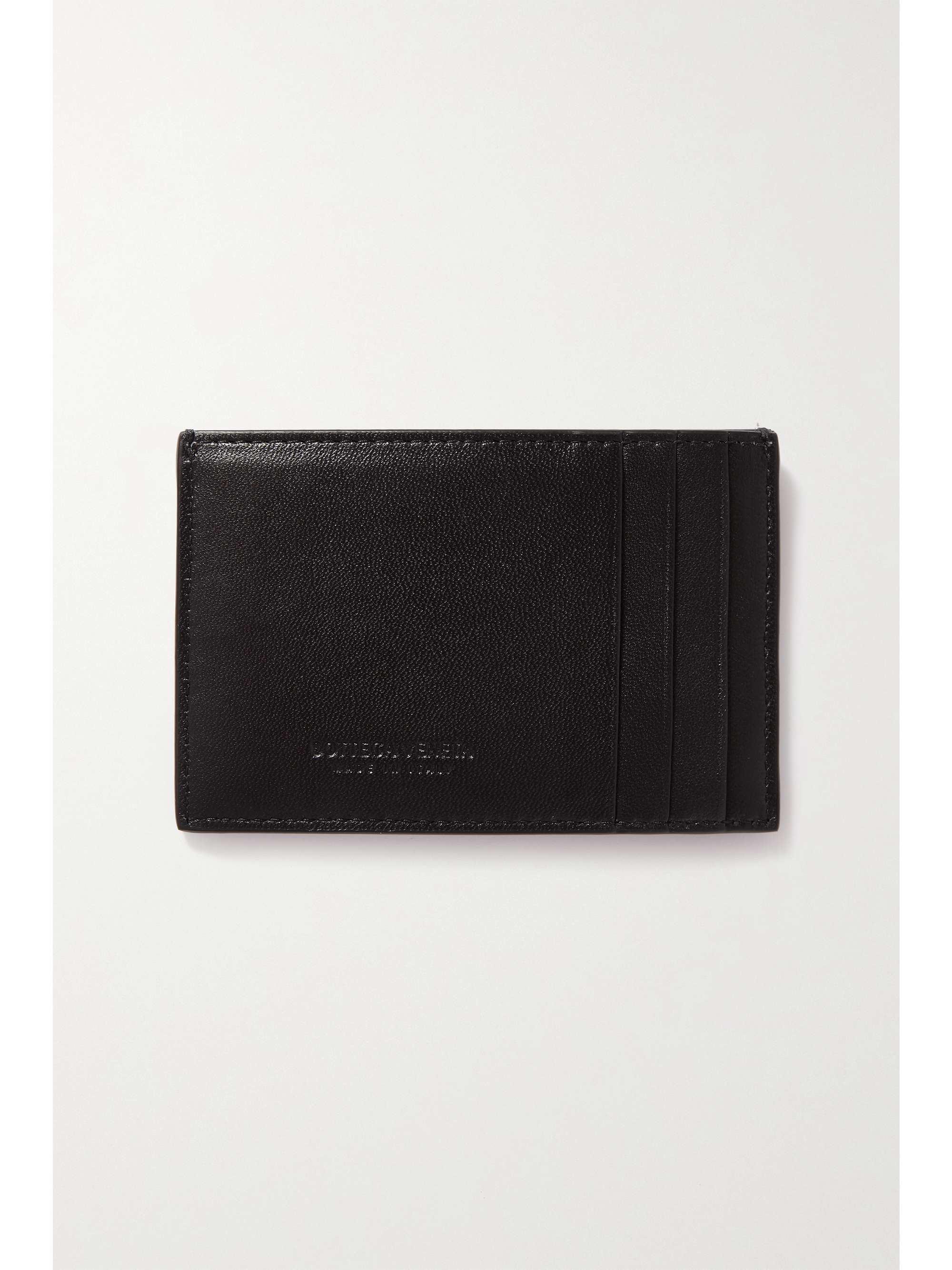 BOTTEGA VENETA Cassette intrecciato leather cardholder