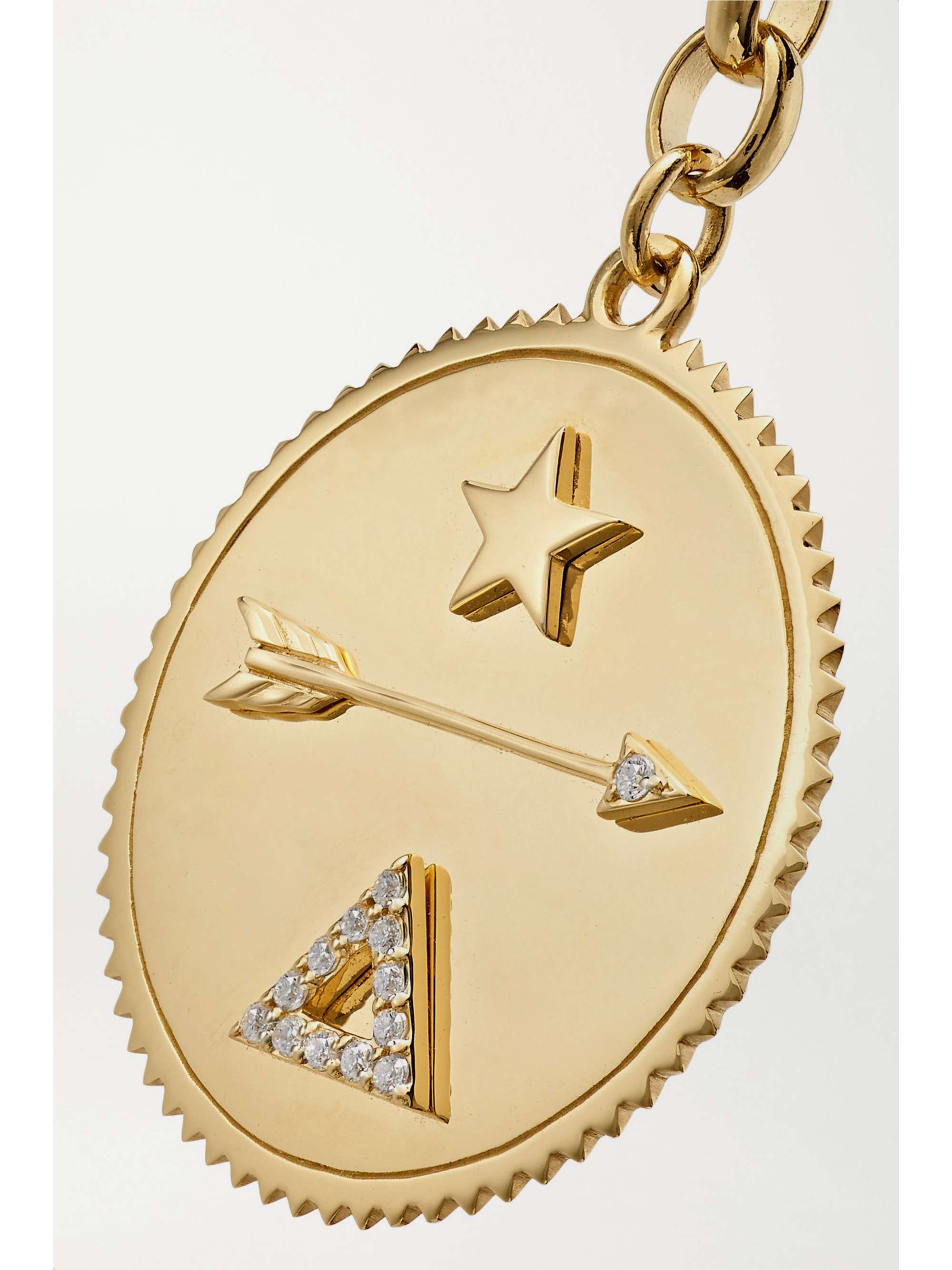 FOUNDRAE Dream 18-karat gold diamond necklace