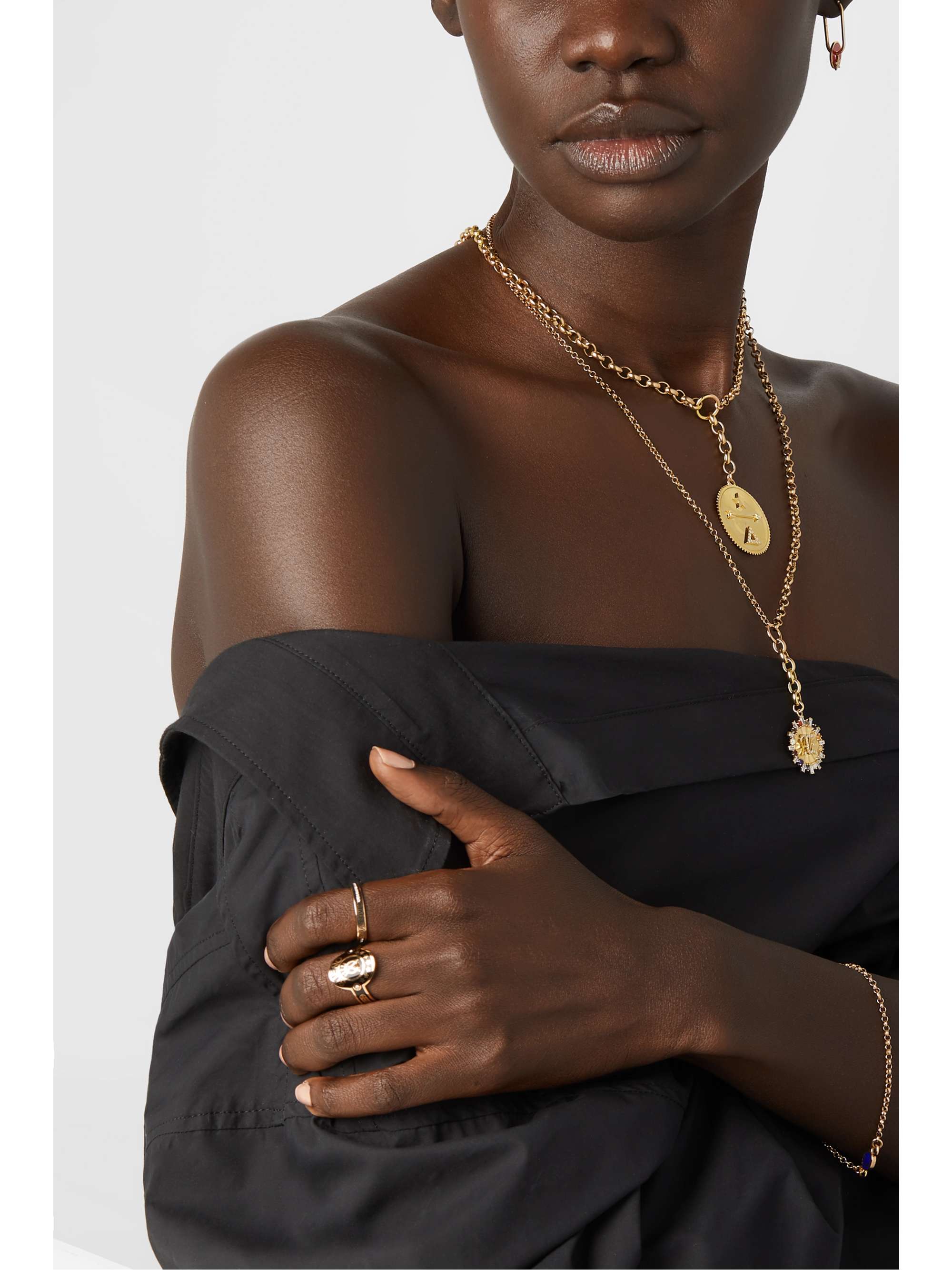 FOUNDRAE Dream 18-karat gold diamond necklace