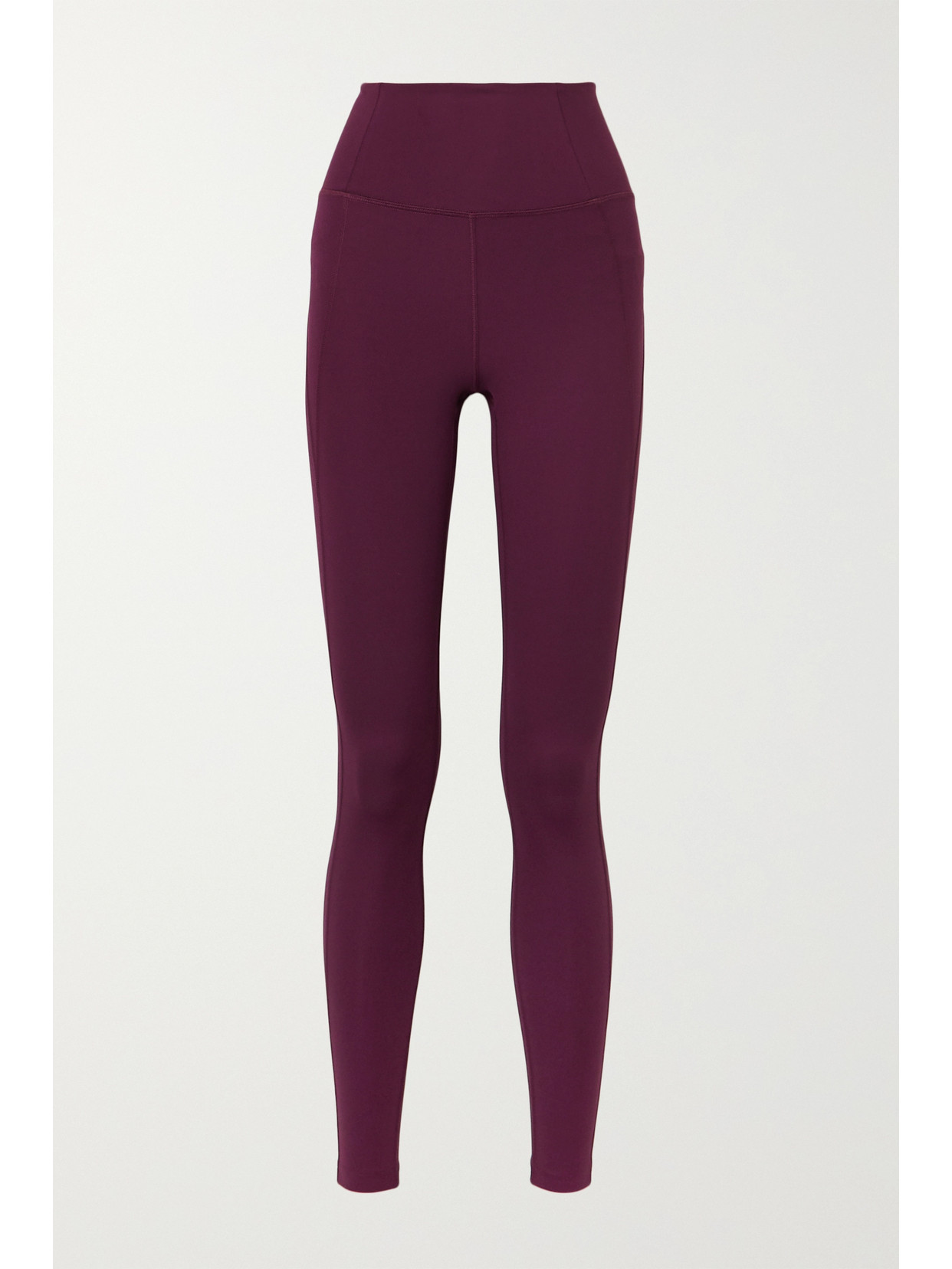 Girlfriend Collective Purple High-rise Compressive Leggings In Purple