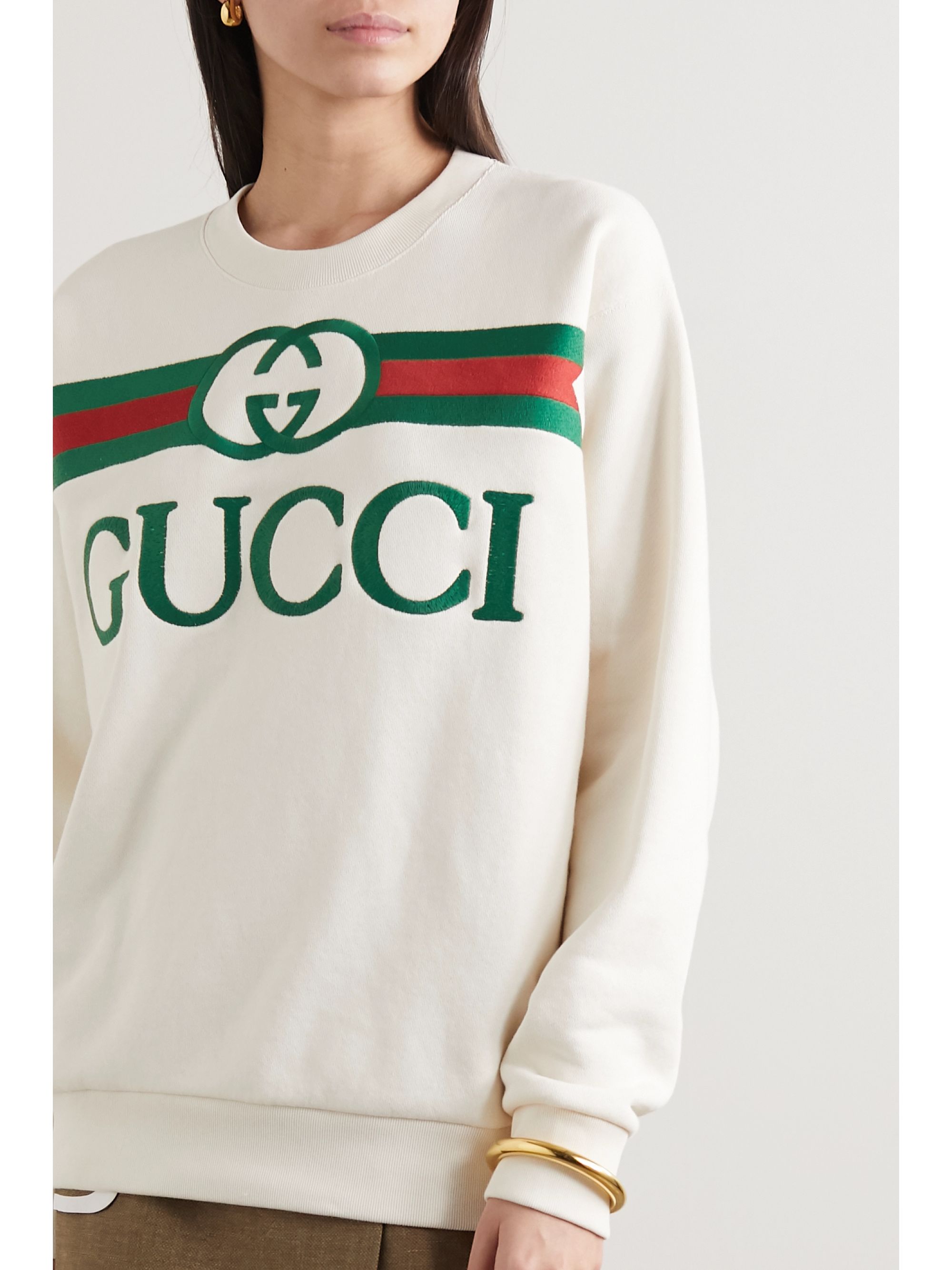 Oversized embroidered sweatshirt Outlet
