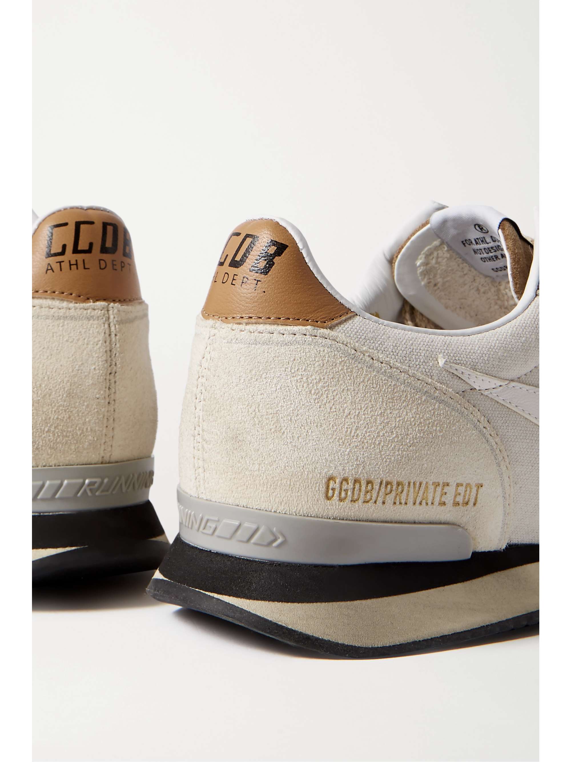 neutral golden goose sneakers