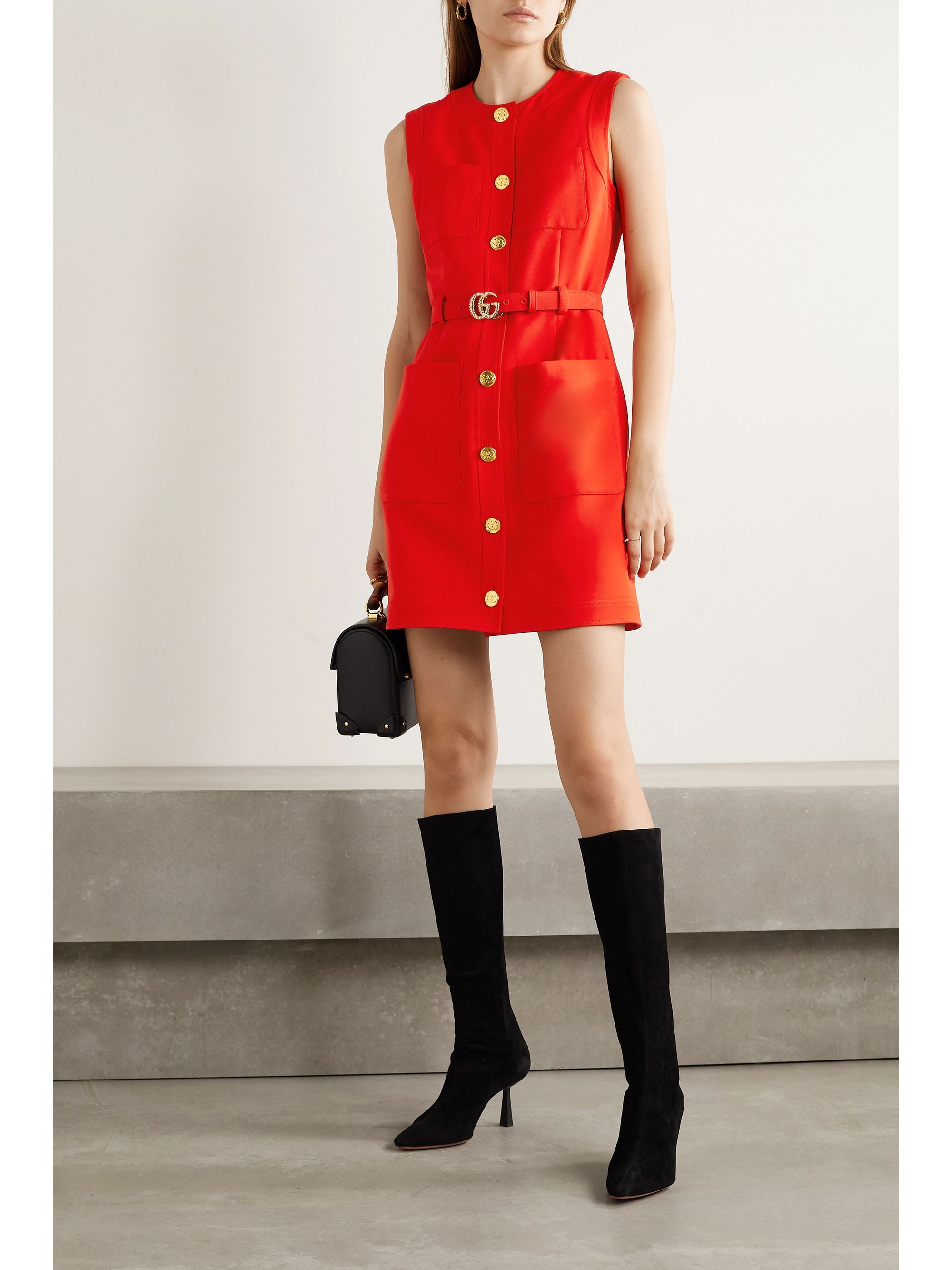 Red dress gucci Clearance
