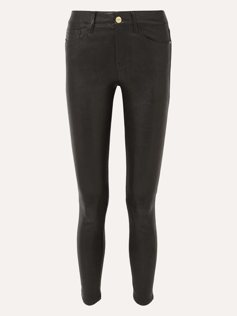 Frame Le High Skinny Leather Pants