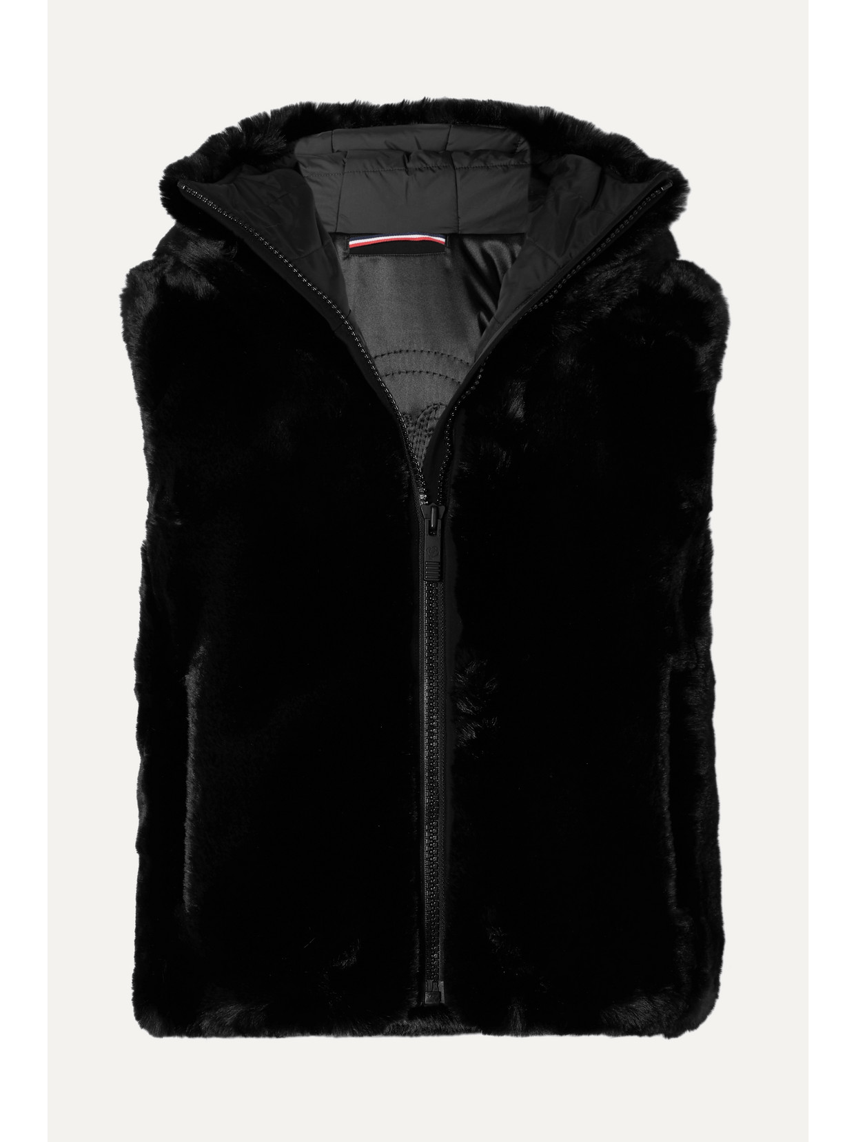 Pegase Hooded Faux Fur Vest