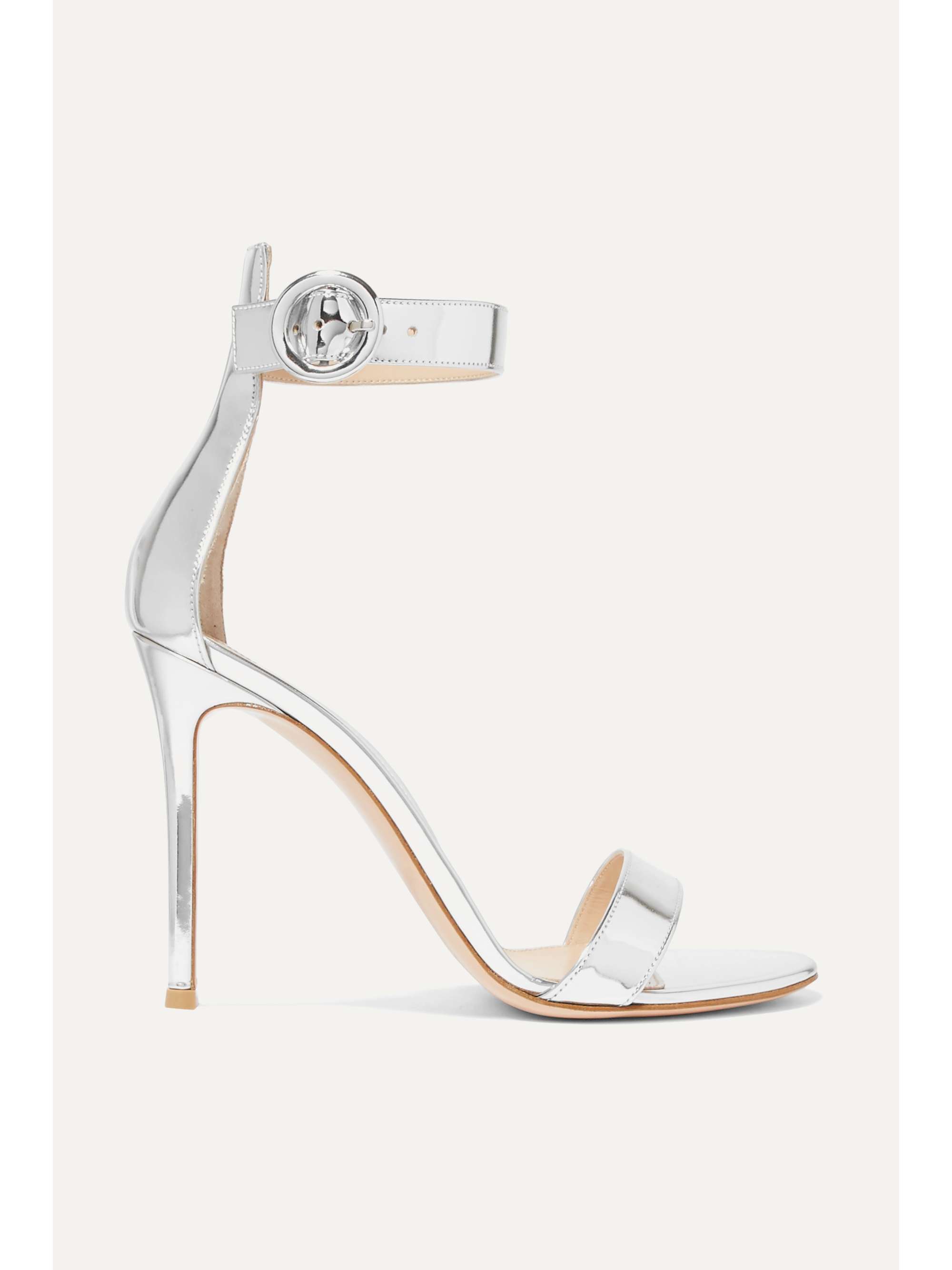 gianvito rossi silver sandals
