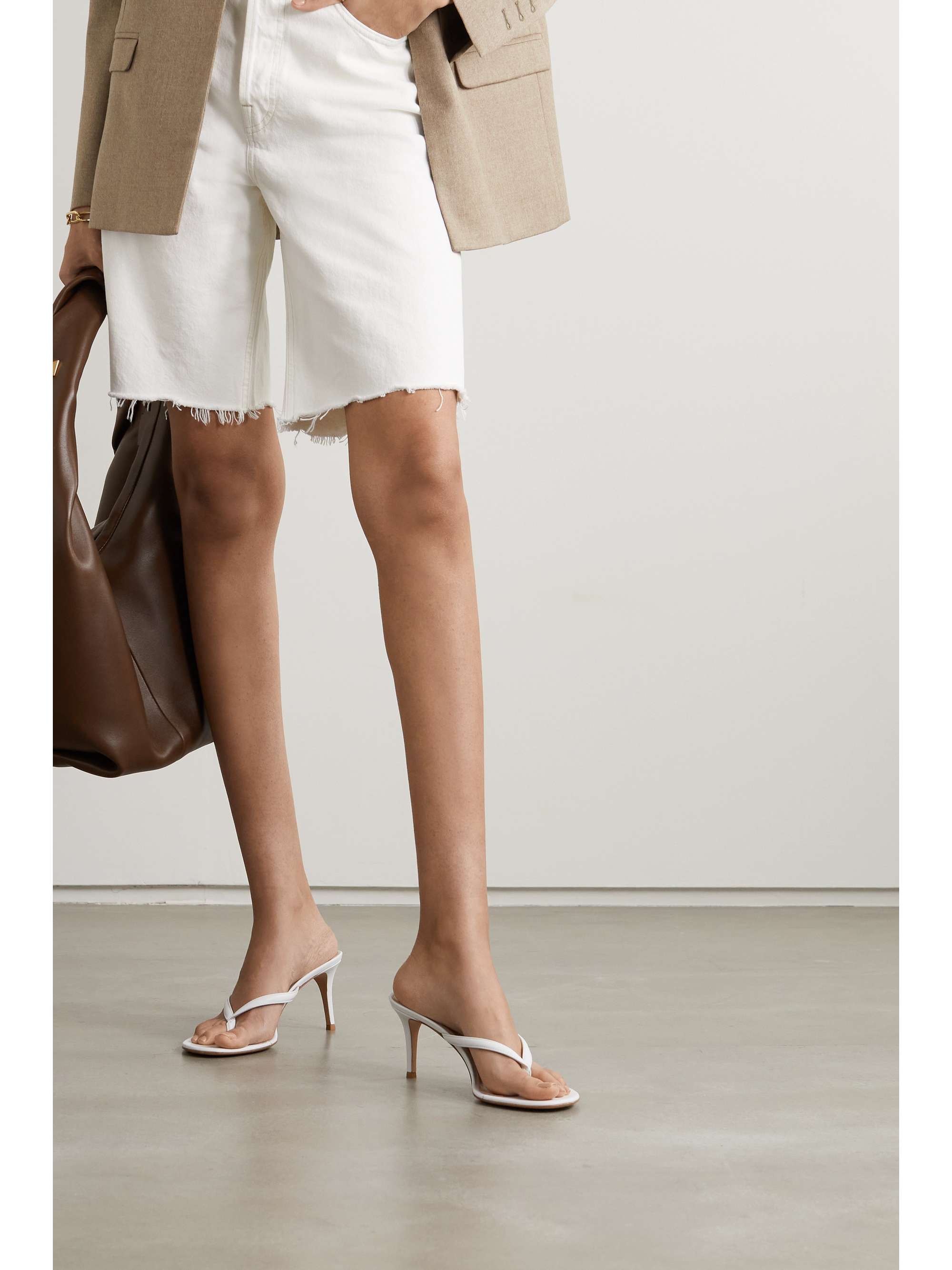 GIANVITO ROSSI Calypso 70 leather sandals
