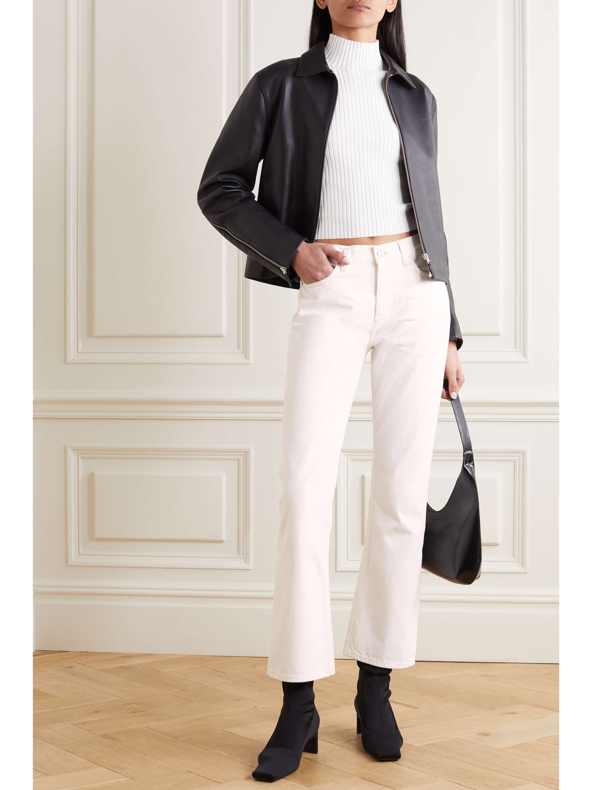 GOLDSIGN + NET SUSTAIN The Nineties high-rise bootcut jeans