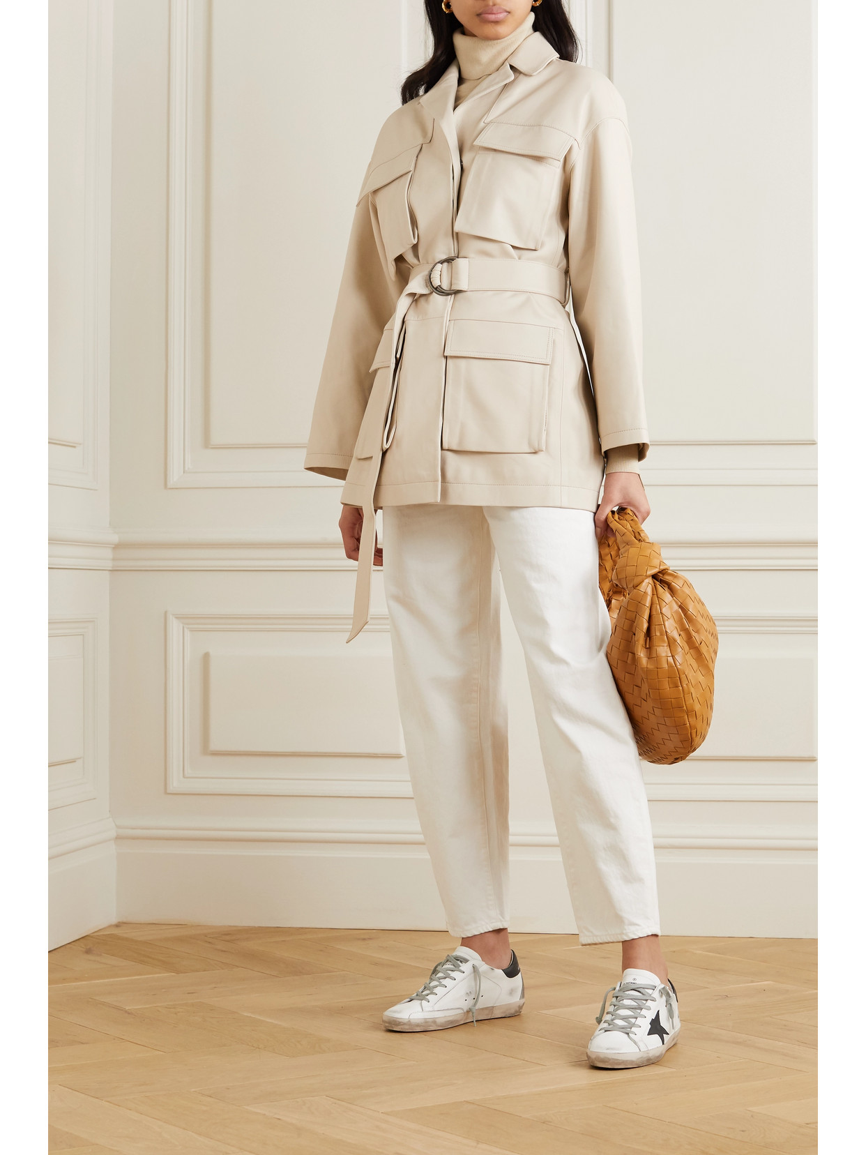 Golden Goose Superstar Low-top Leather And Suede Trainers In White