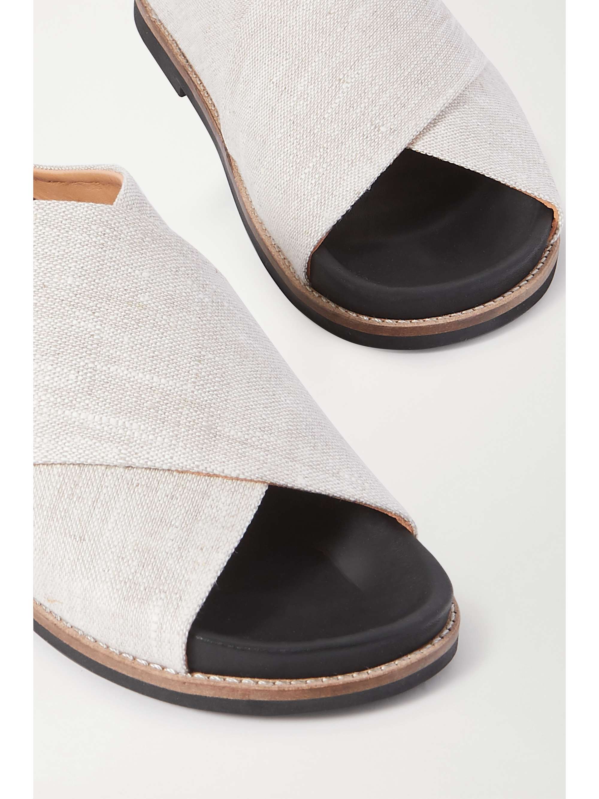 GANNI Mélange canvas sandals