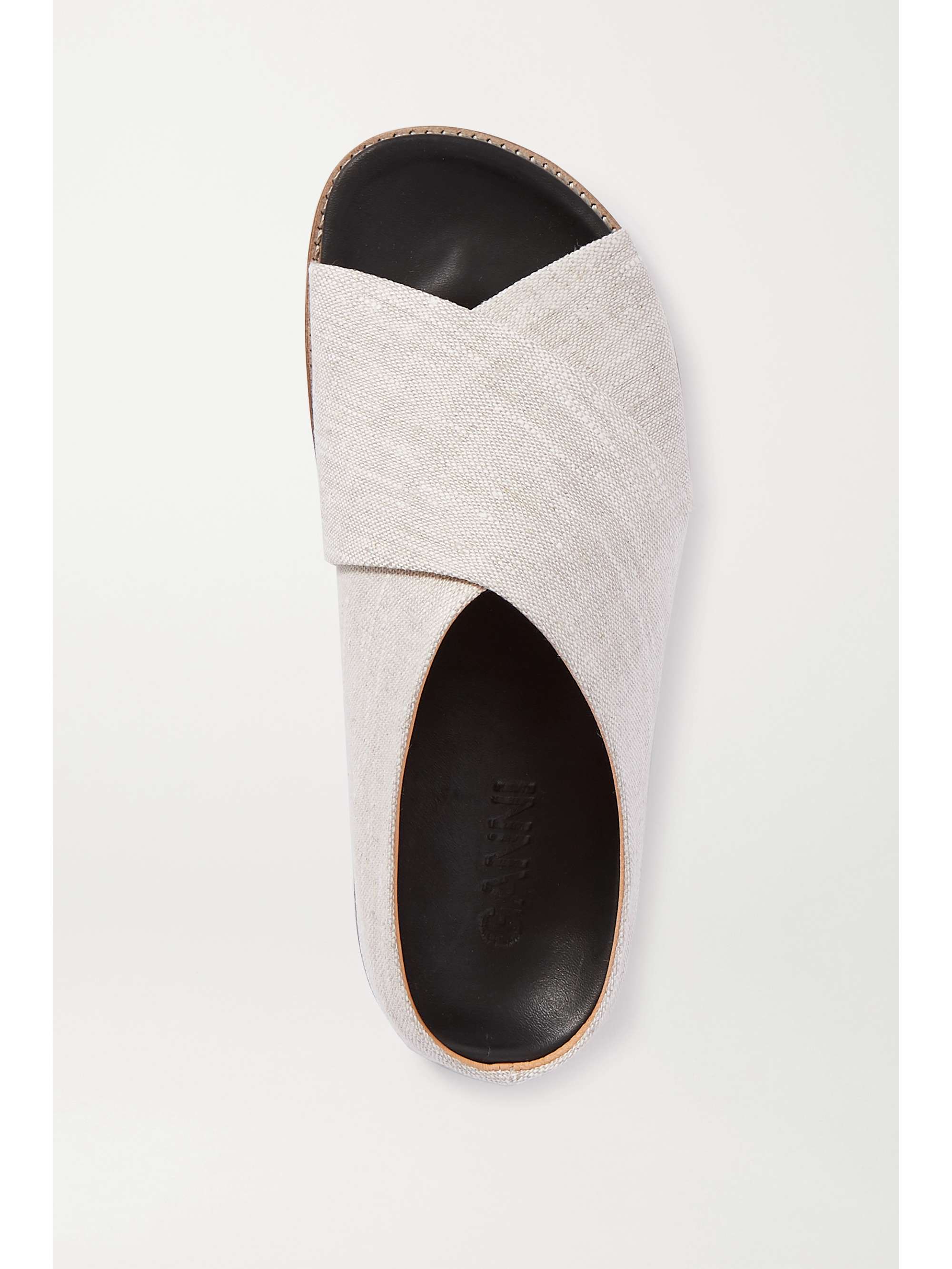 GANNI Mélange canvas sandals