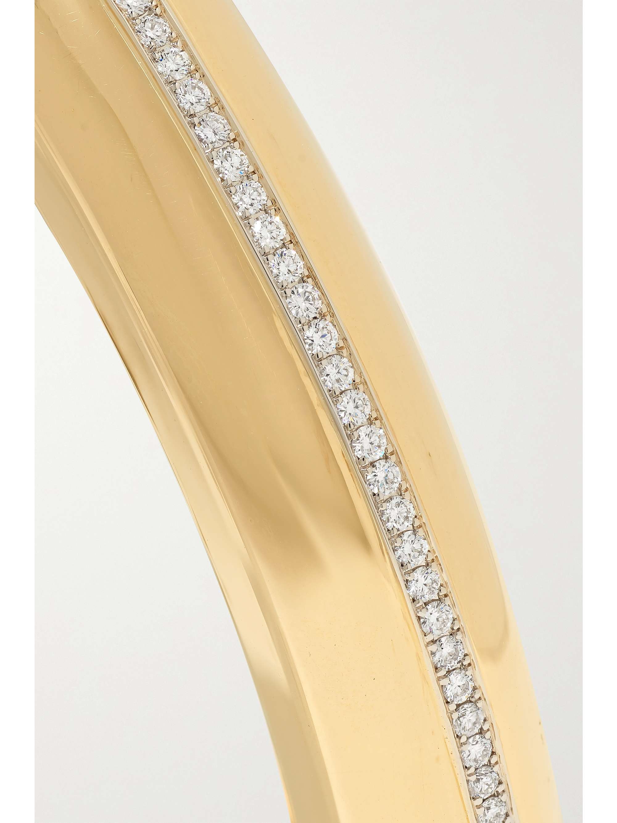 FRED LEIGHTON Bracelet jonc en or 18 carats et diamants Collection