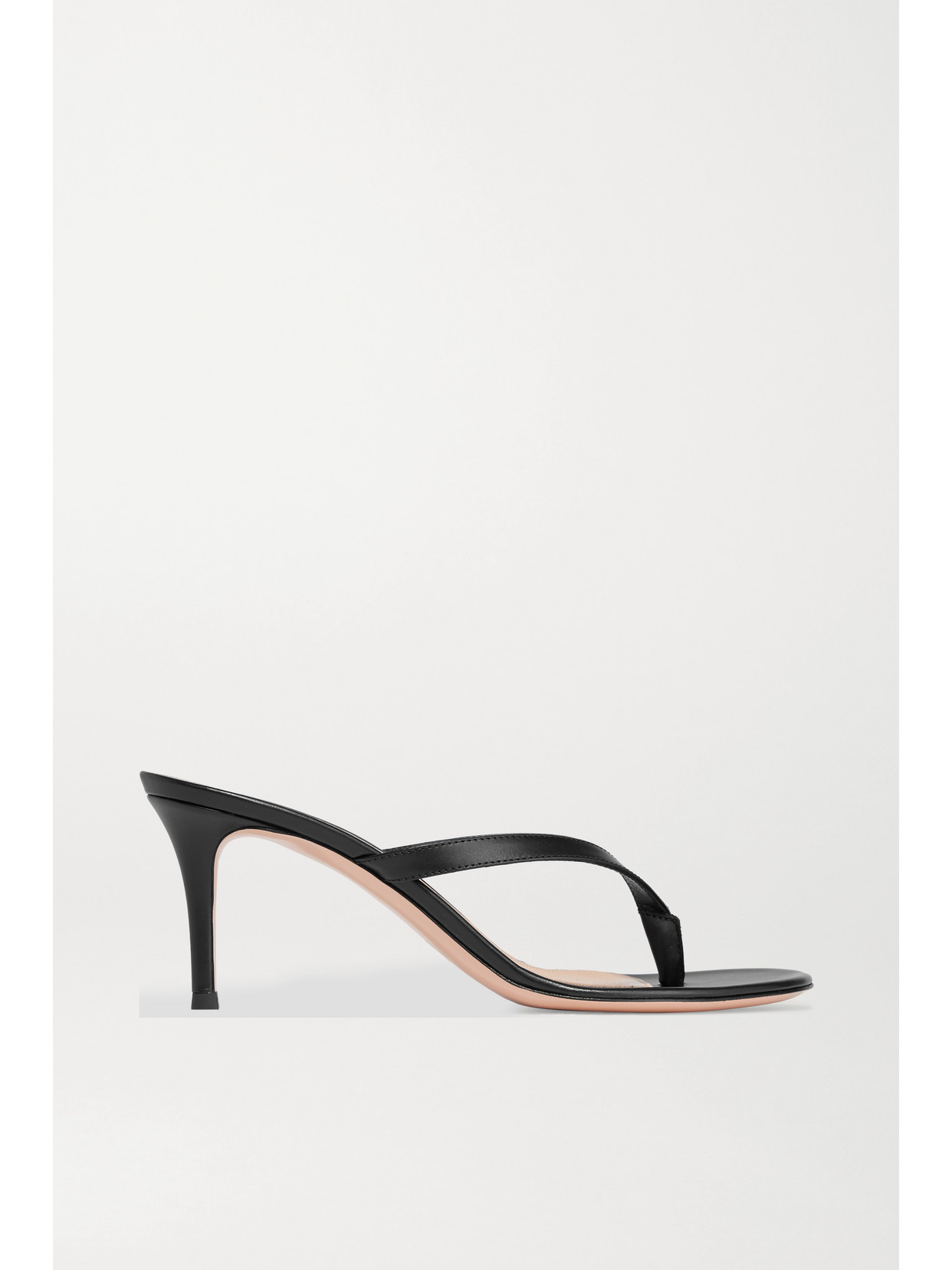 GIANVITO ROSSI CALYPSO 70 LEATHER SANDALS