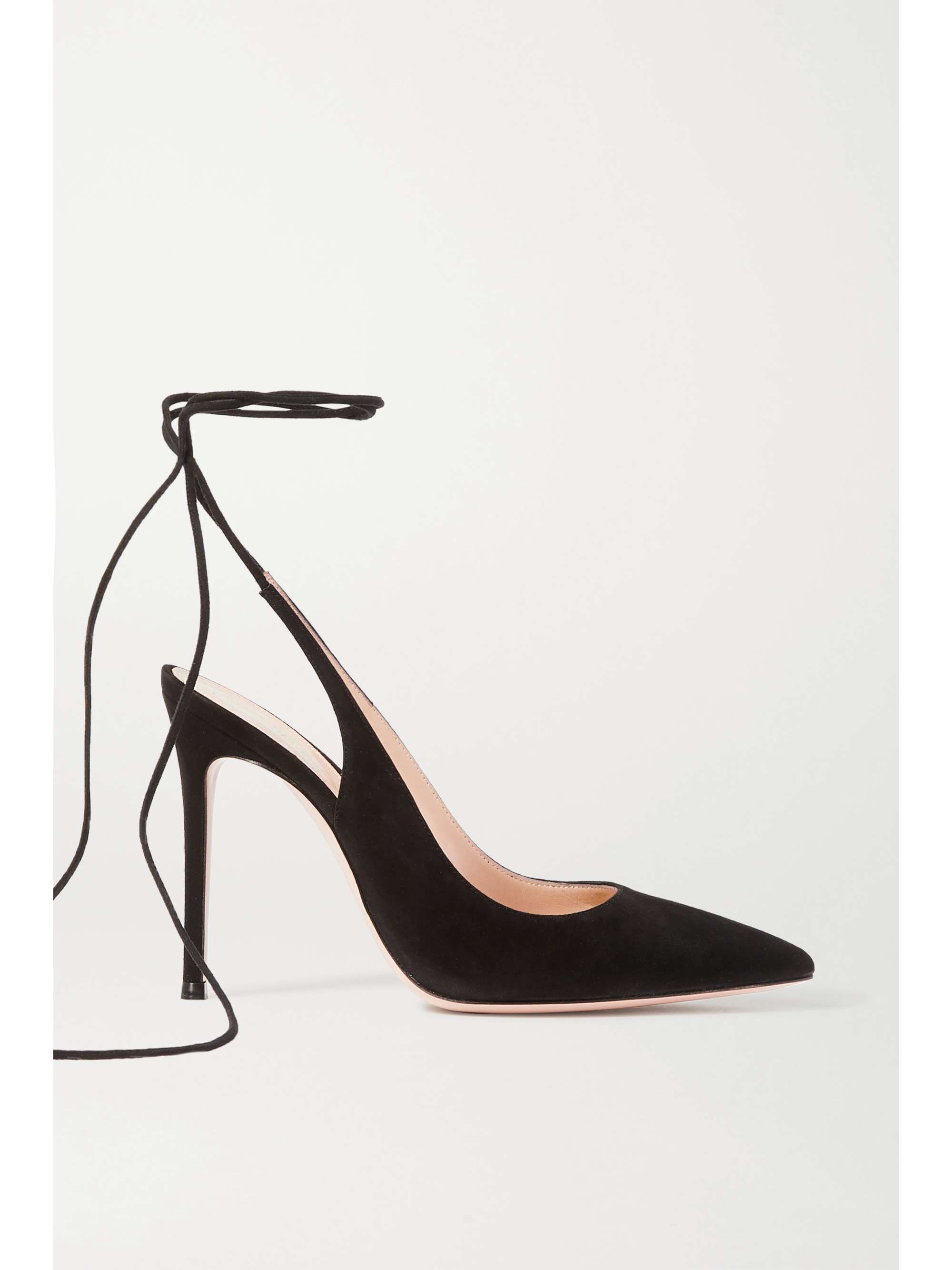 suede pointed pumps